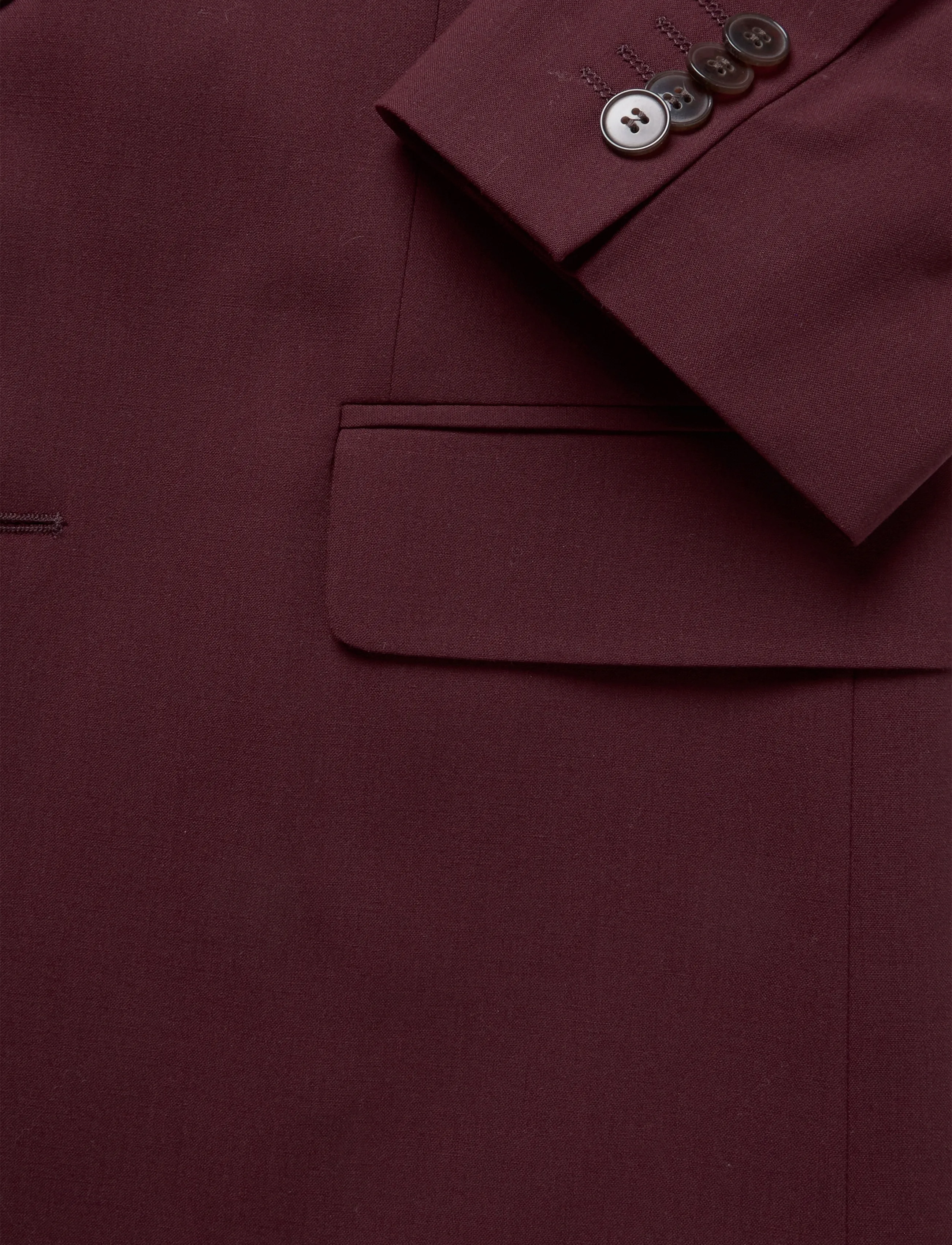 HUGO - Henry-Getlin253X - Ühe rinnatisega pintsakud - dark red - 5