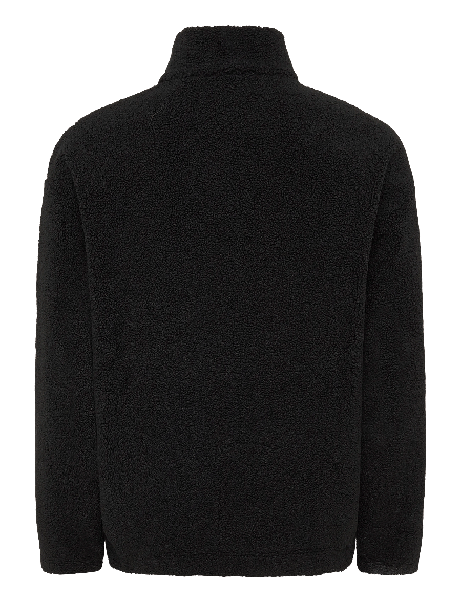 HUGO - Derylong - fleece-pullover - black - 1