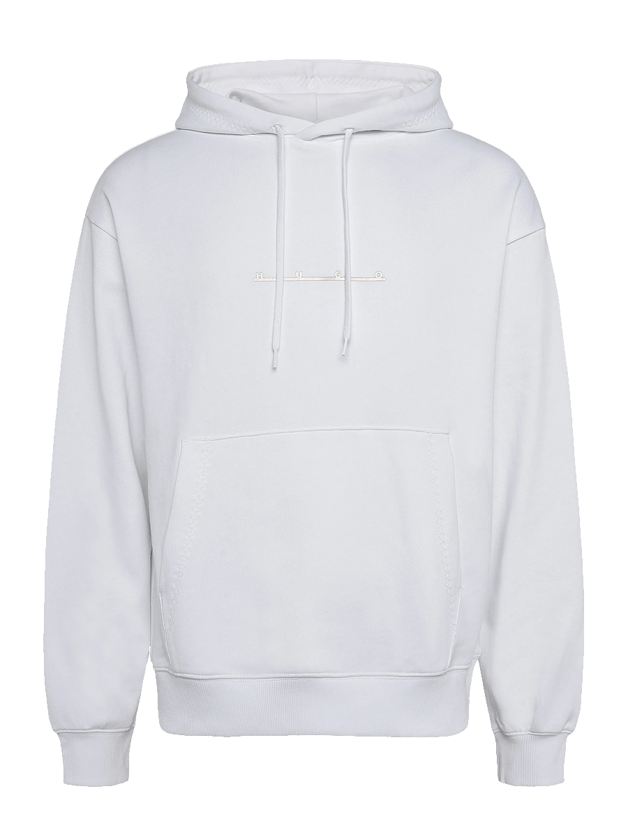 HUGO - Datrihood - hoodies - white - 0