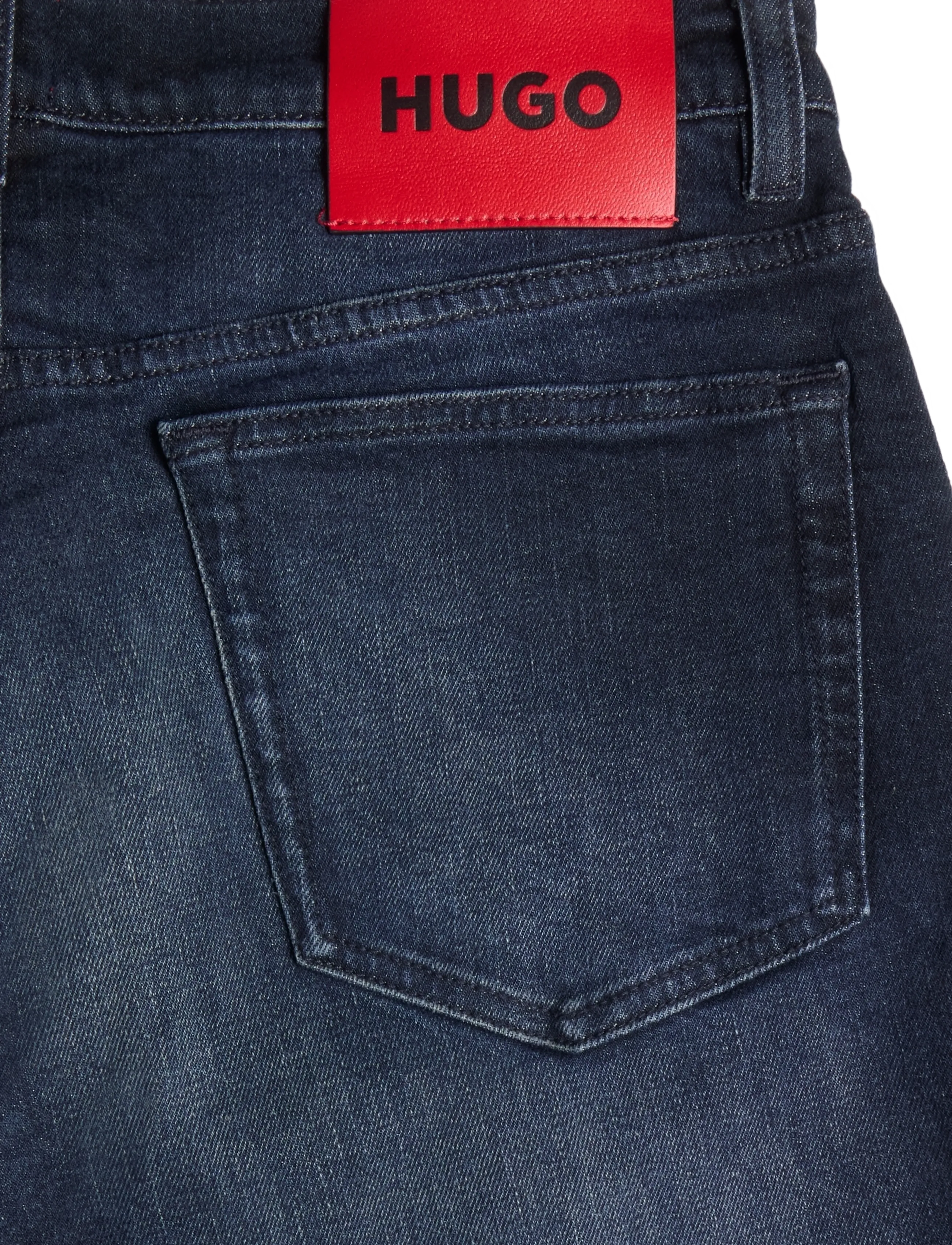 HUGO - HUGO 708 - klassikalised teksad - navy - 4