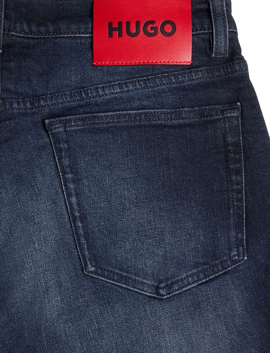 HUGO - HUGO 708 - klassikalised teksad - navy - 4