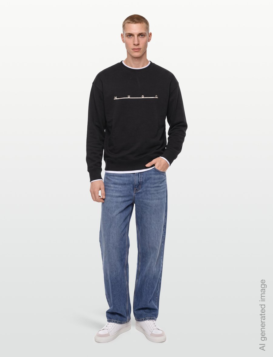HUGO - Datrisweat - sweatshirts - black - 0