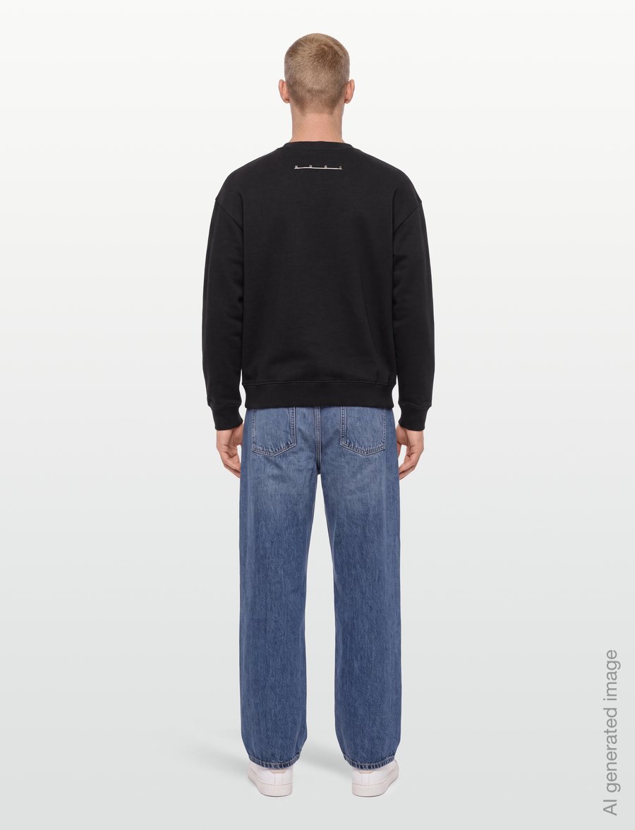 HUGO - Datrisweat - sweatshirts - black - 4