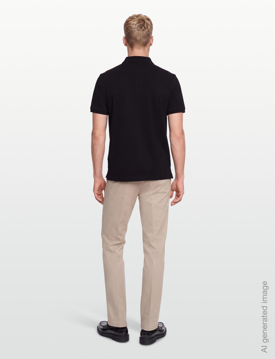 HUGO - Datripolo - lühikeste varrukatega polod - black - 4