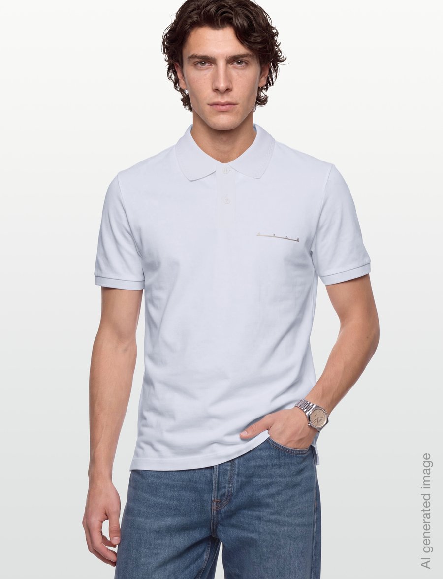 HUGO - Datripolo - kurzärmelig - white - 3
