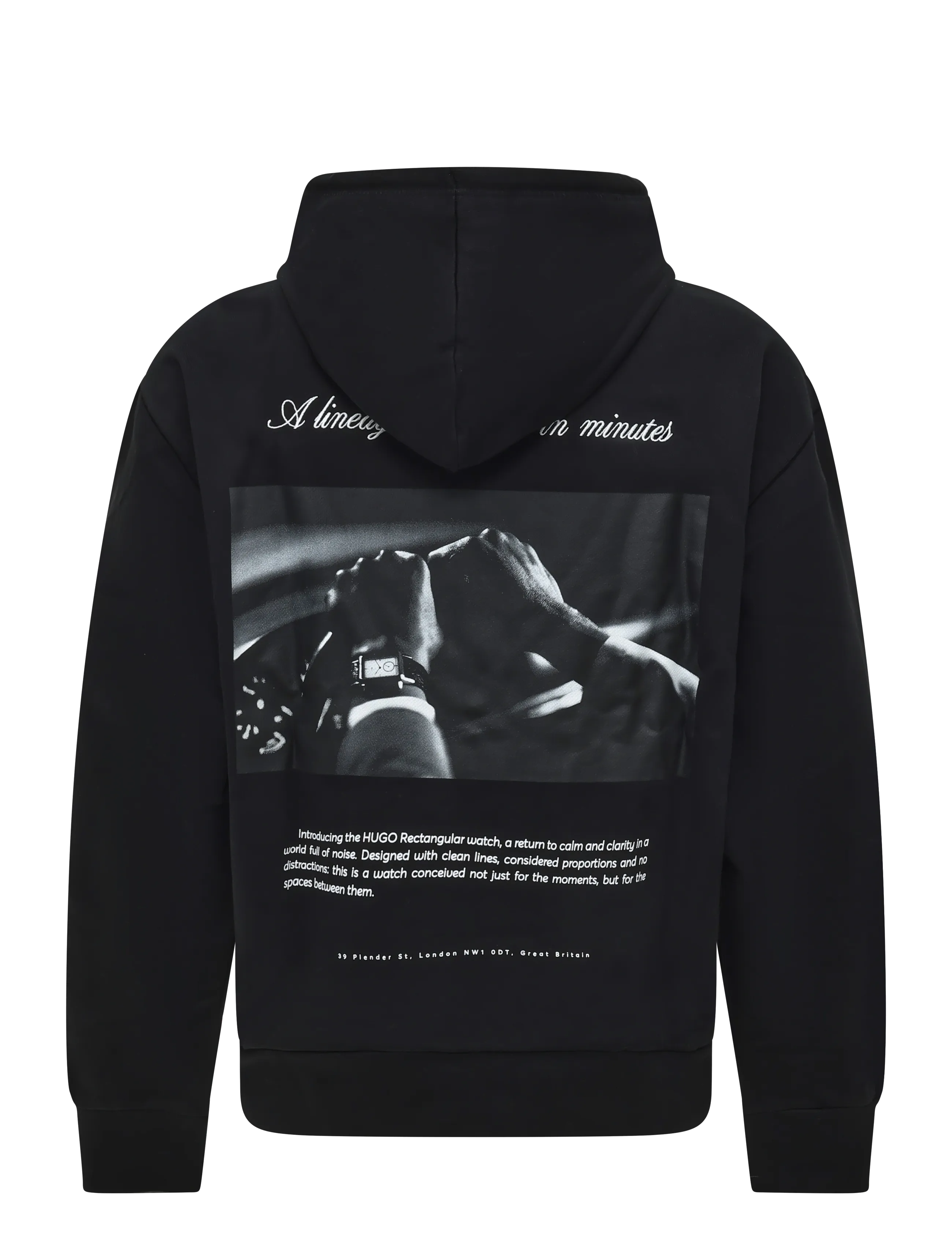 HUGO - Devrohood - hoodies - black - 1