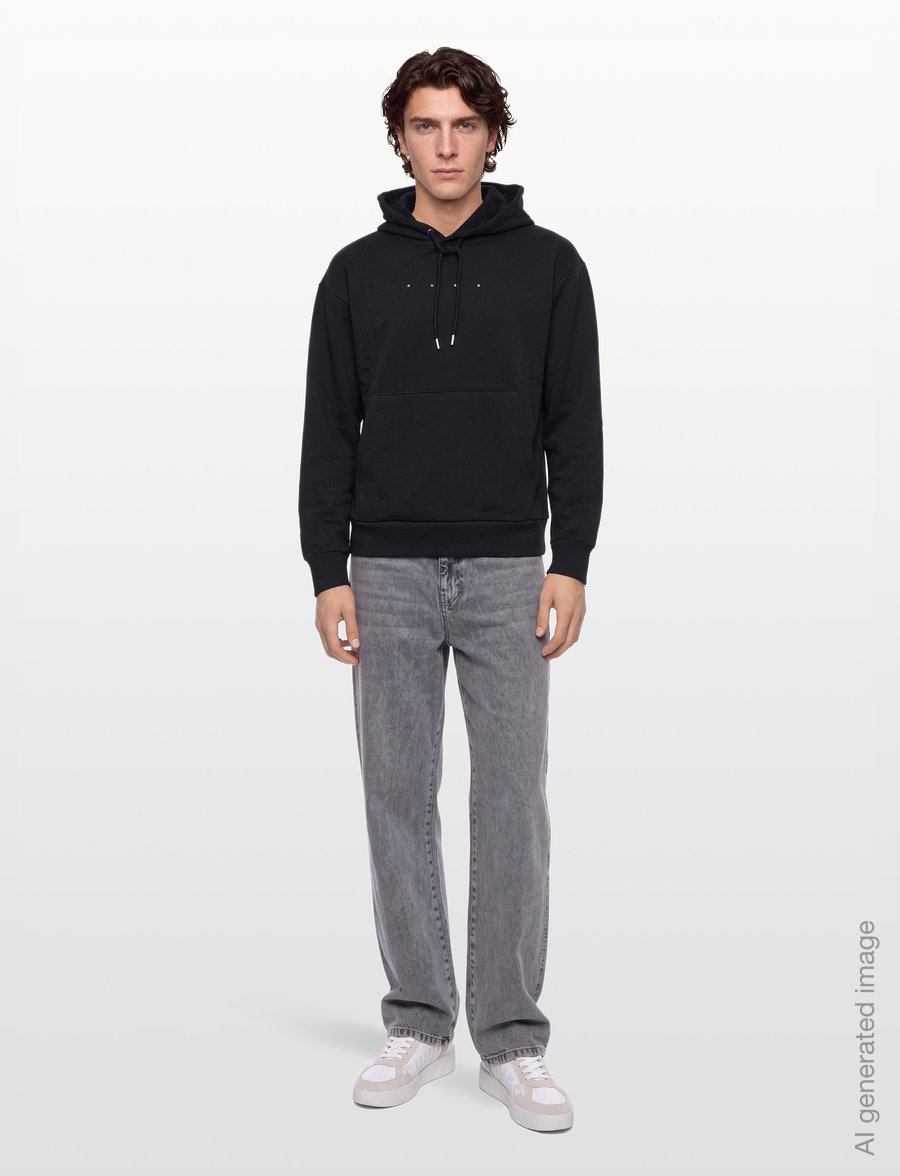 HUGO - Devrohood - hoodies - black - 0