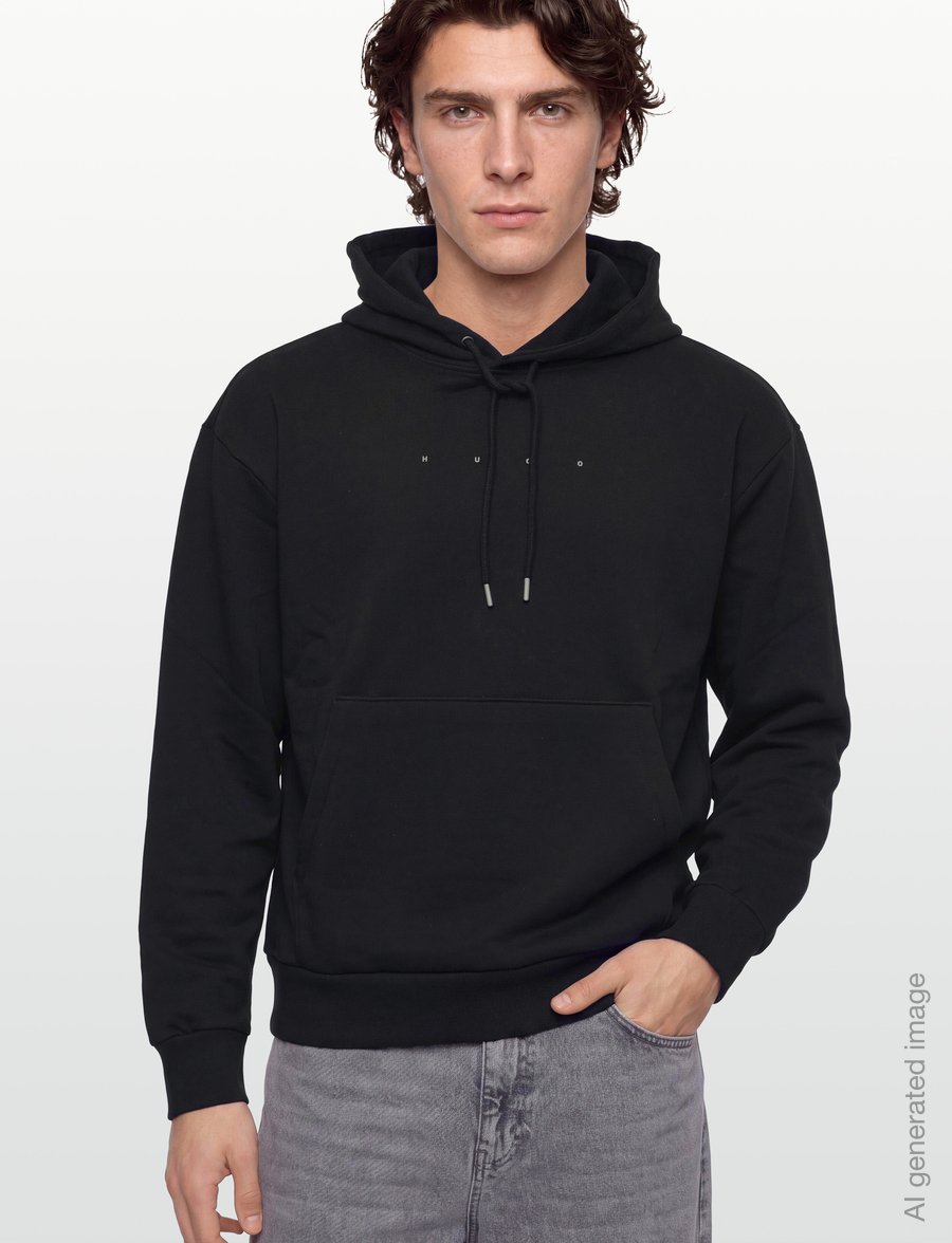 HUGO - Devrohood - hoodies - black - 3