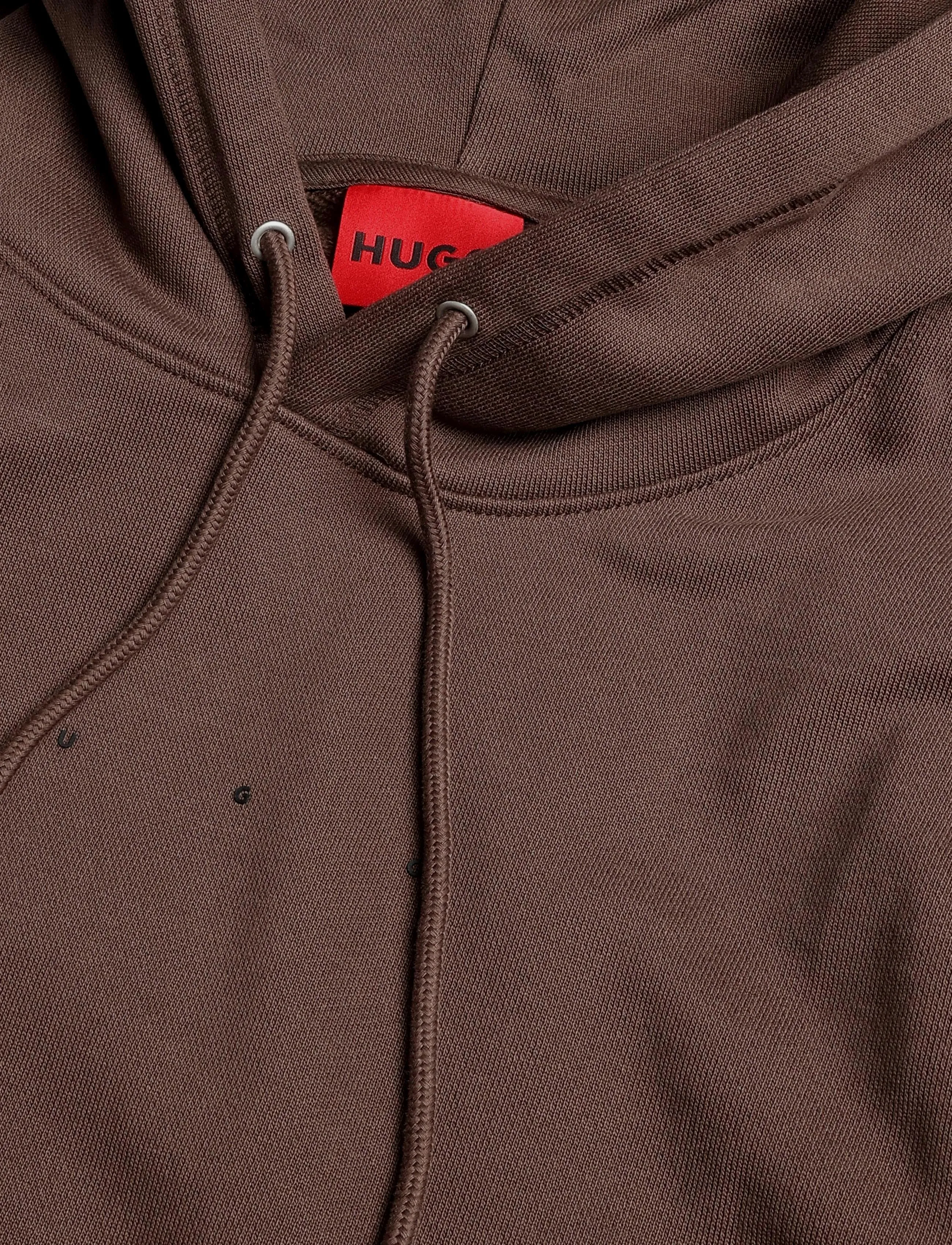 HUGO - Devrohood - hoodies - brown overflow - 2