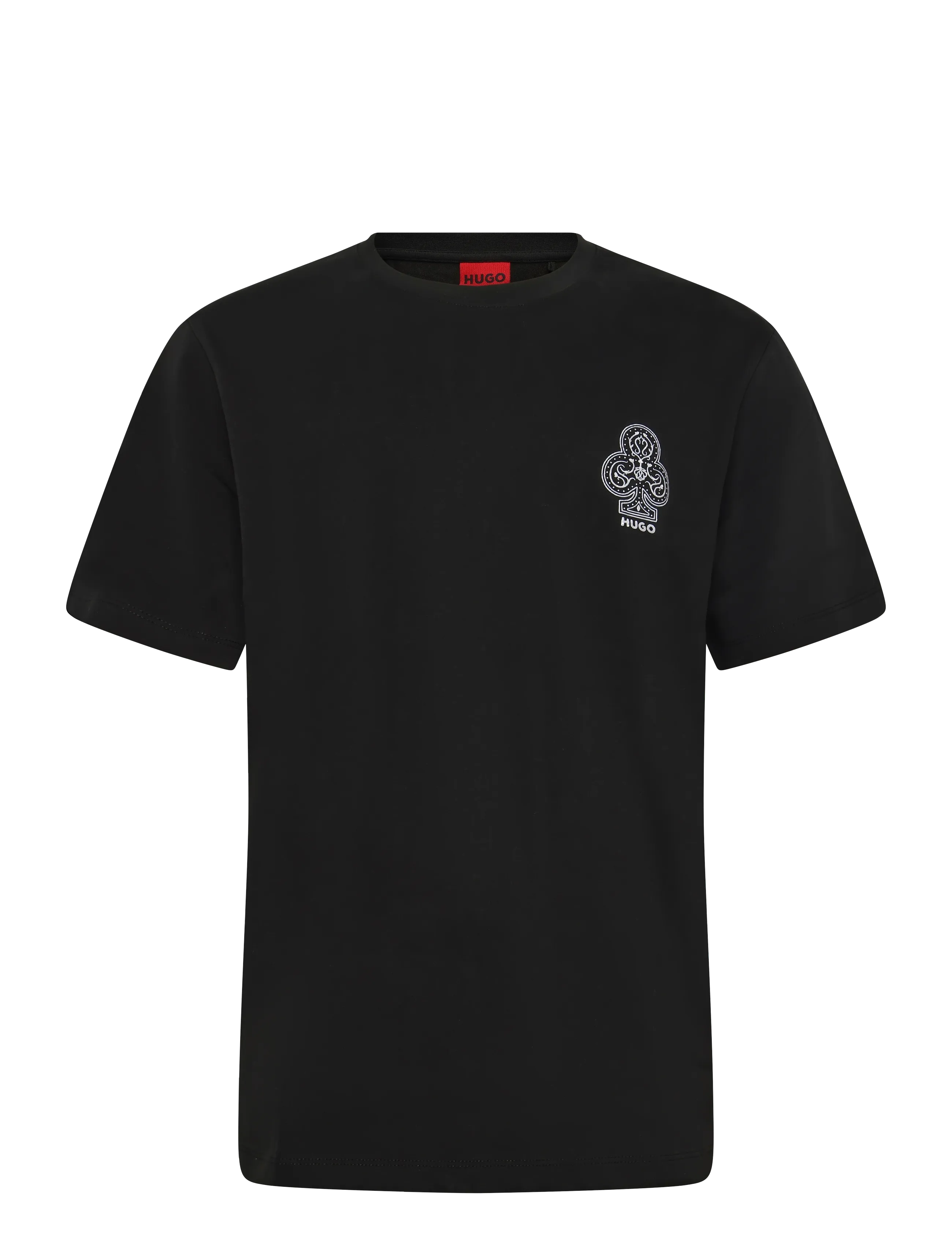 HUGO Dulos - Kurzärmelige T-Shirts - BLACK / black