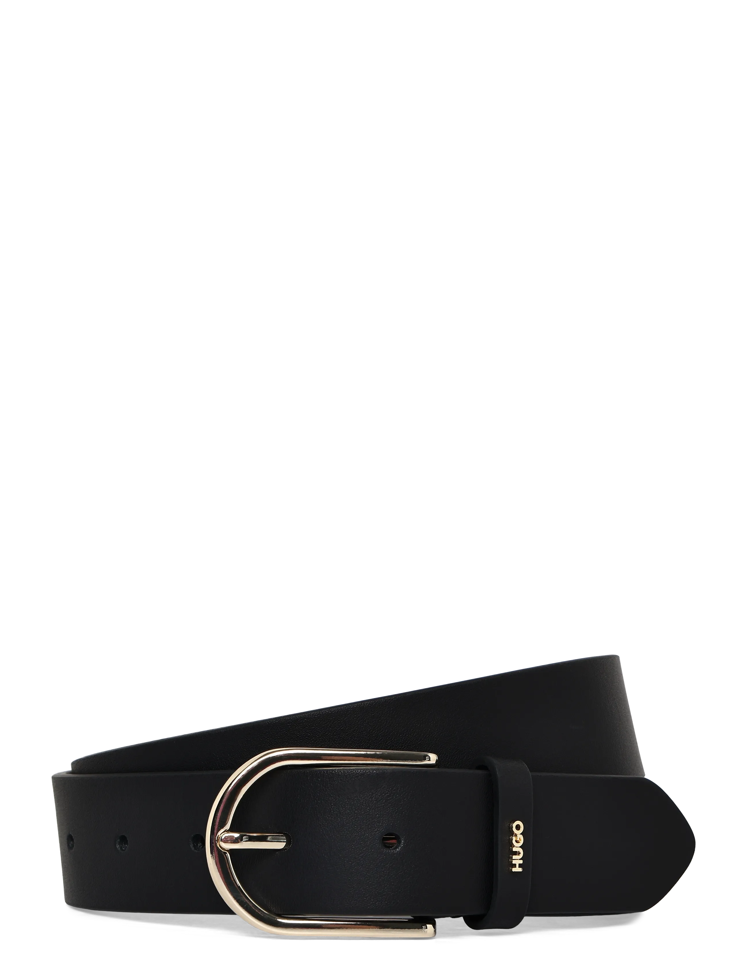 HUGO Zoey-G_Sz35 - Ledergürtel - BLACK / black