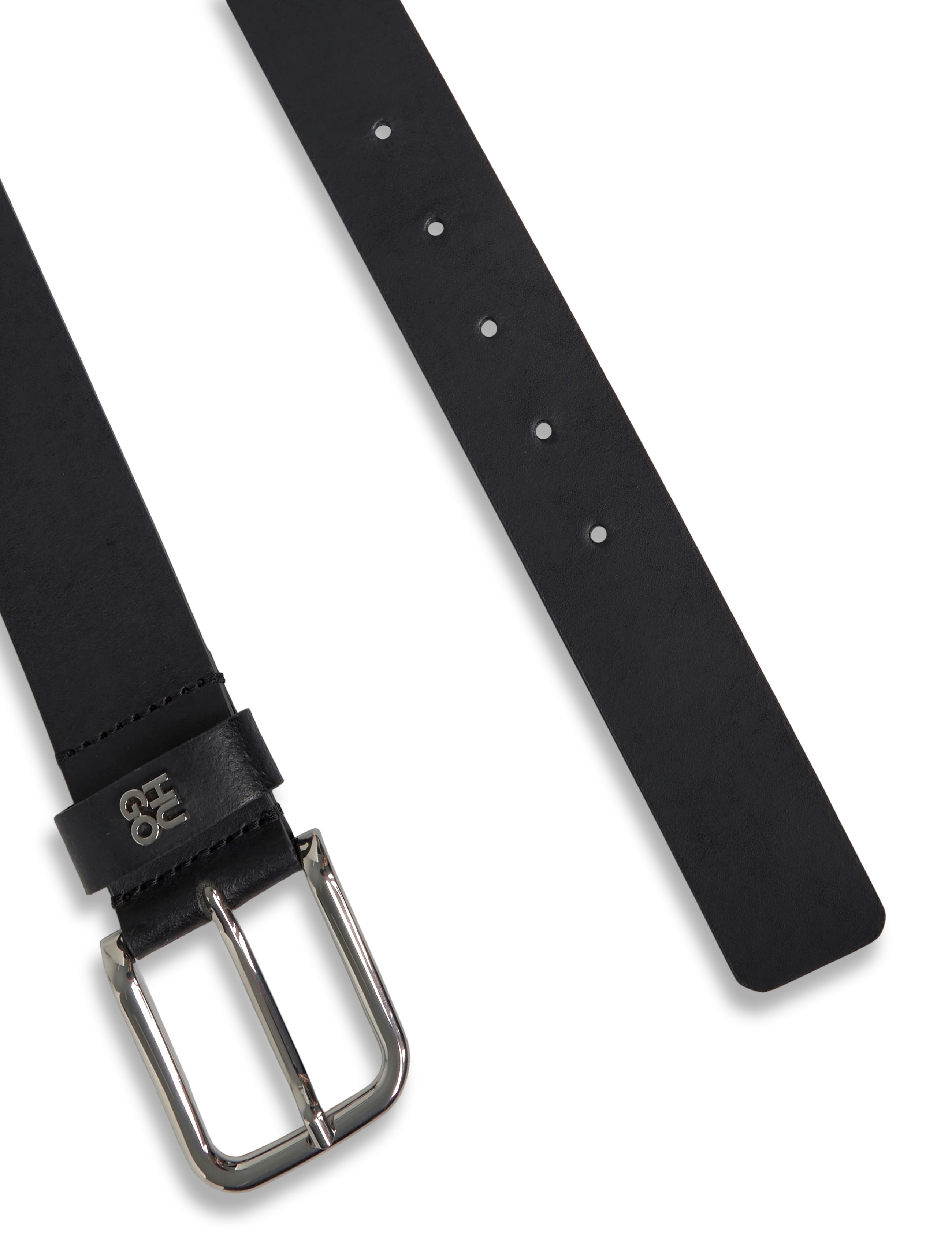 HUGO - Tina_HU-GO_Sz35 - läderskärp - black - 1