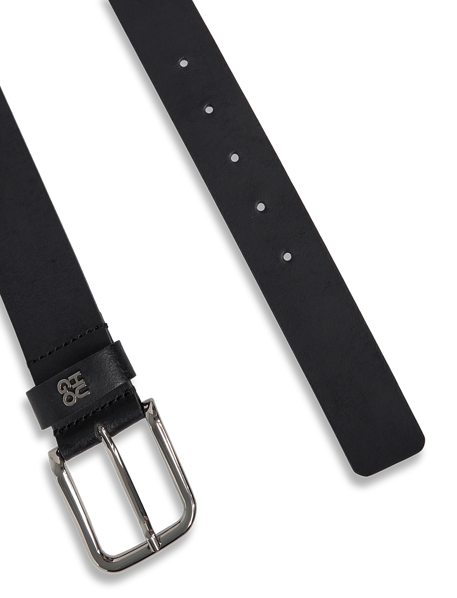 HUGO - Tina_HU-GO_Sz35 - läderskärp - black - 1