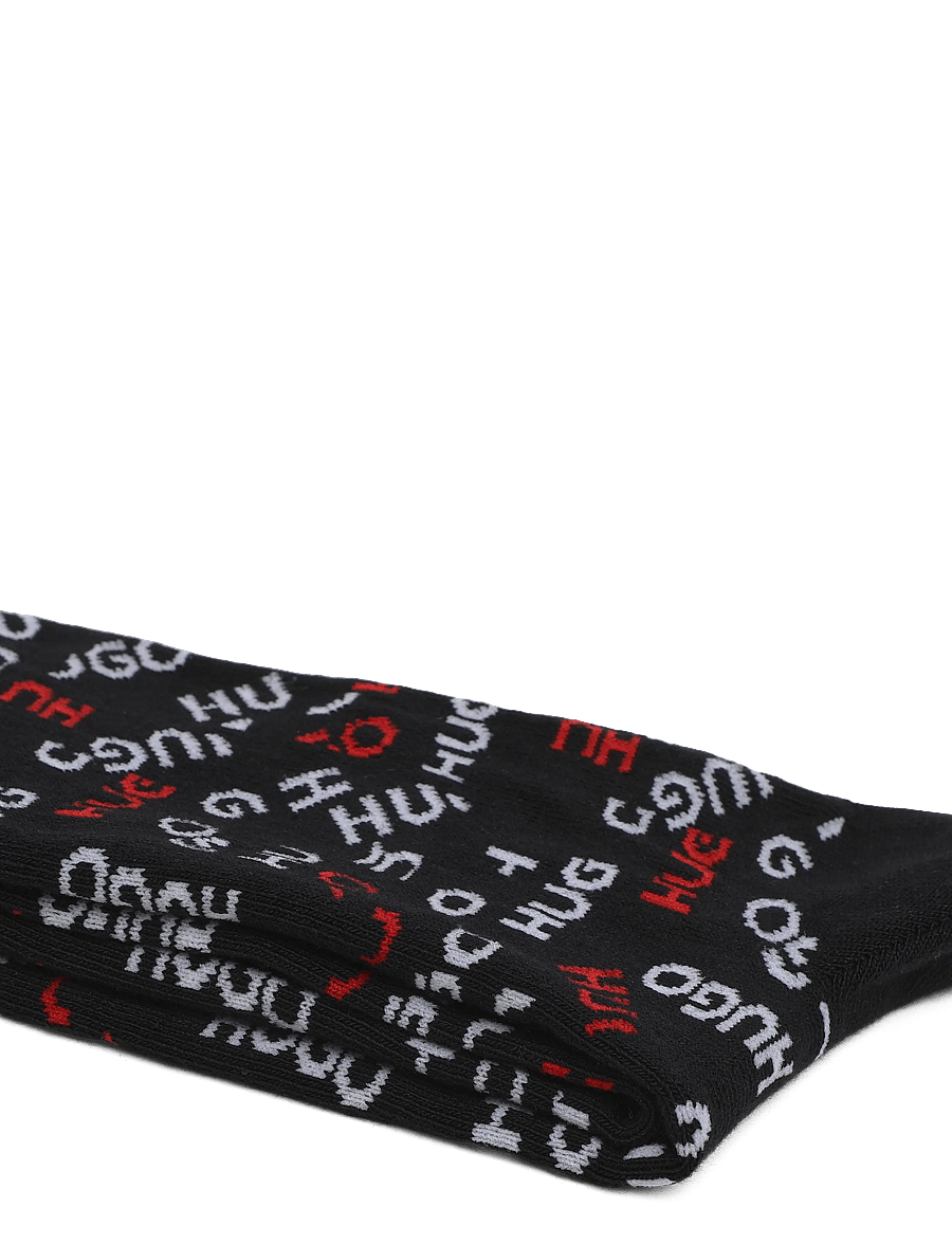 HUGO - 2P RS TAPE LOGO CC - tennissocken - black - 2