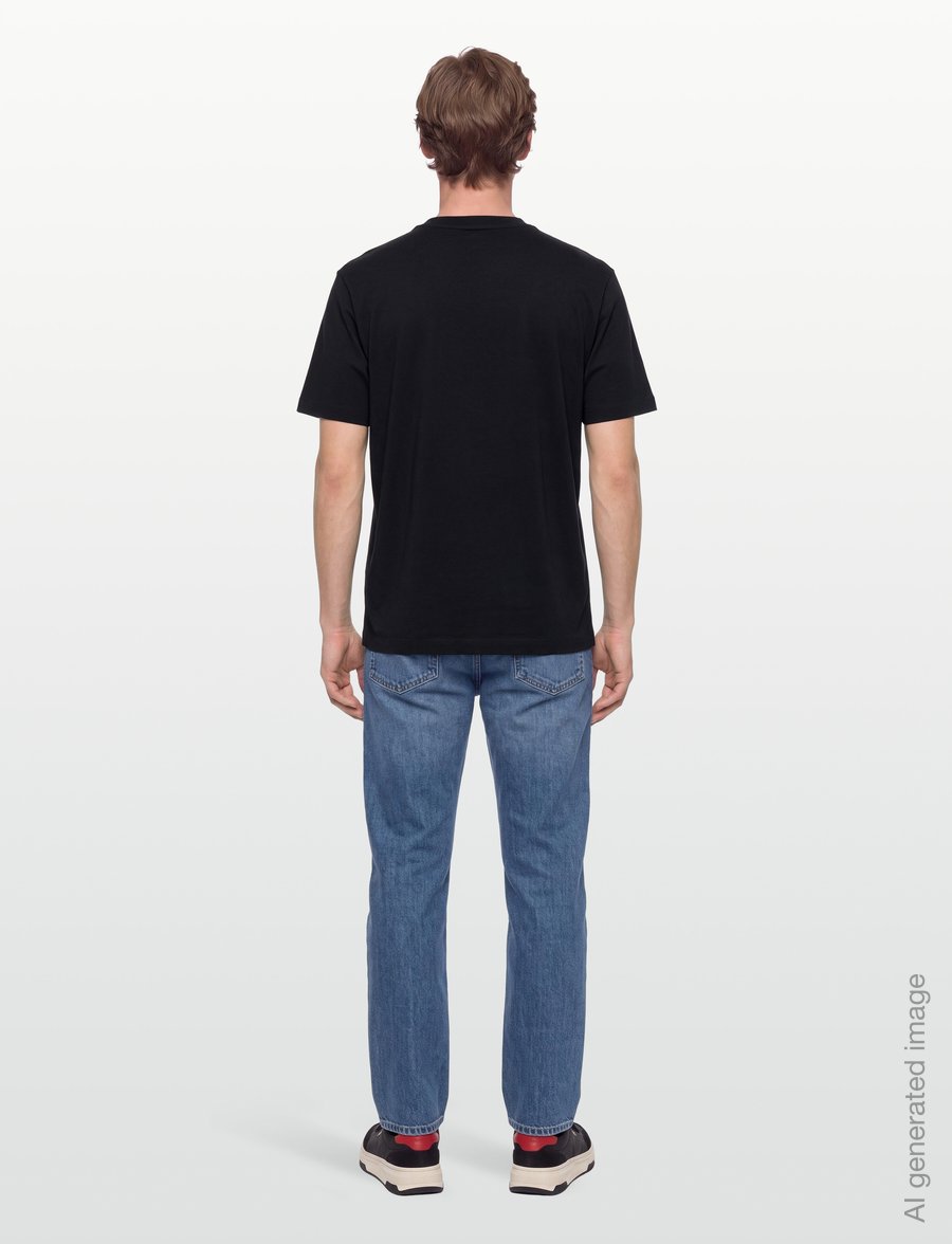 HUGO - Dikems - kortärmade t-shirts - black - 4