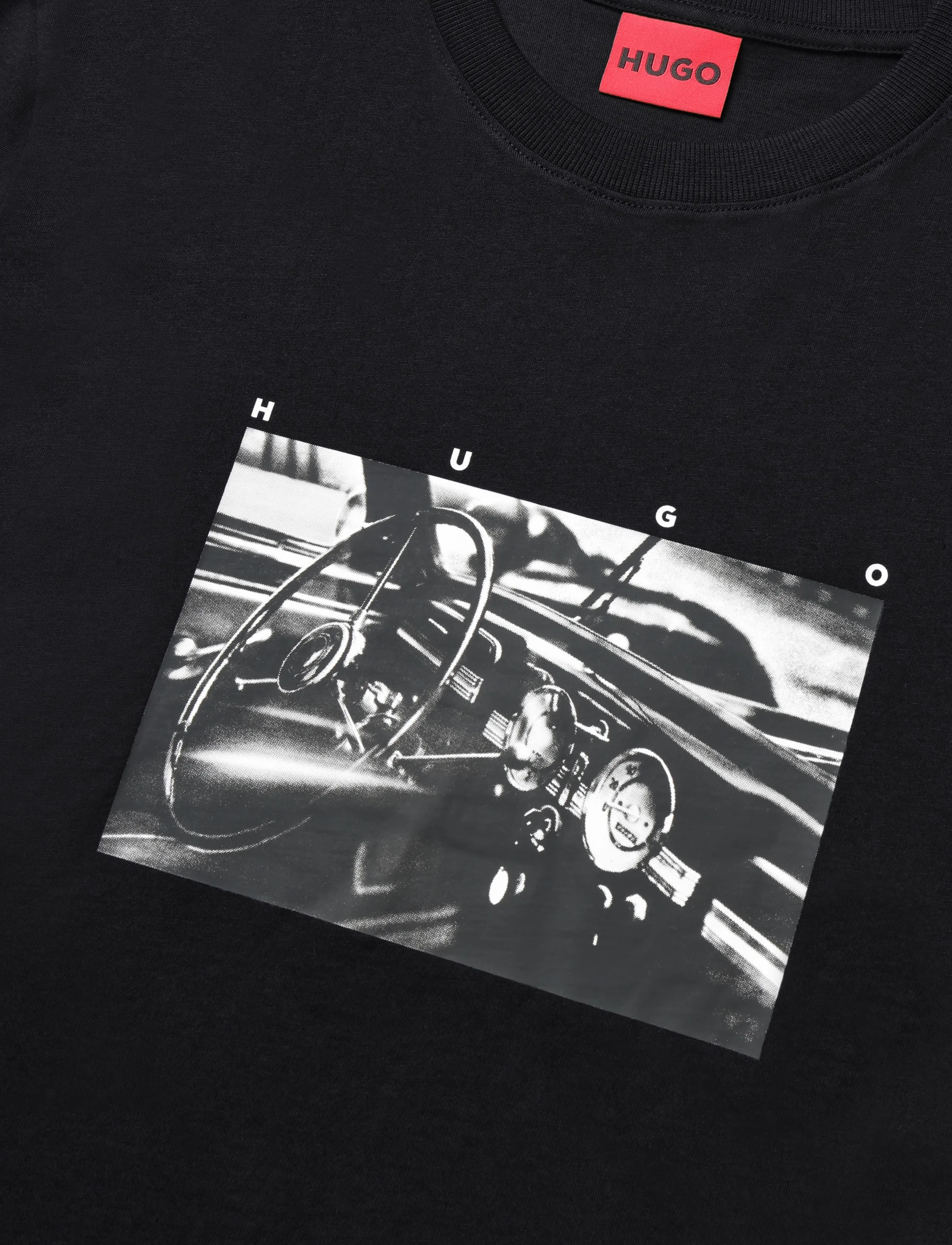 HUGO - Dikems - kurzärmelige t-shirts - black - 2