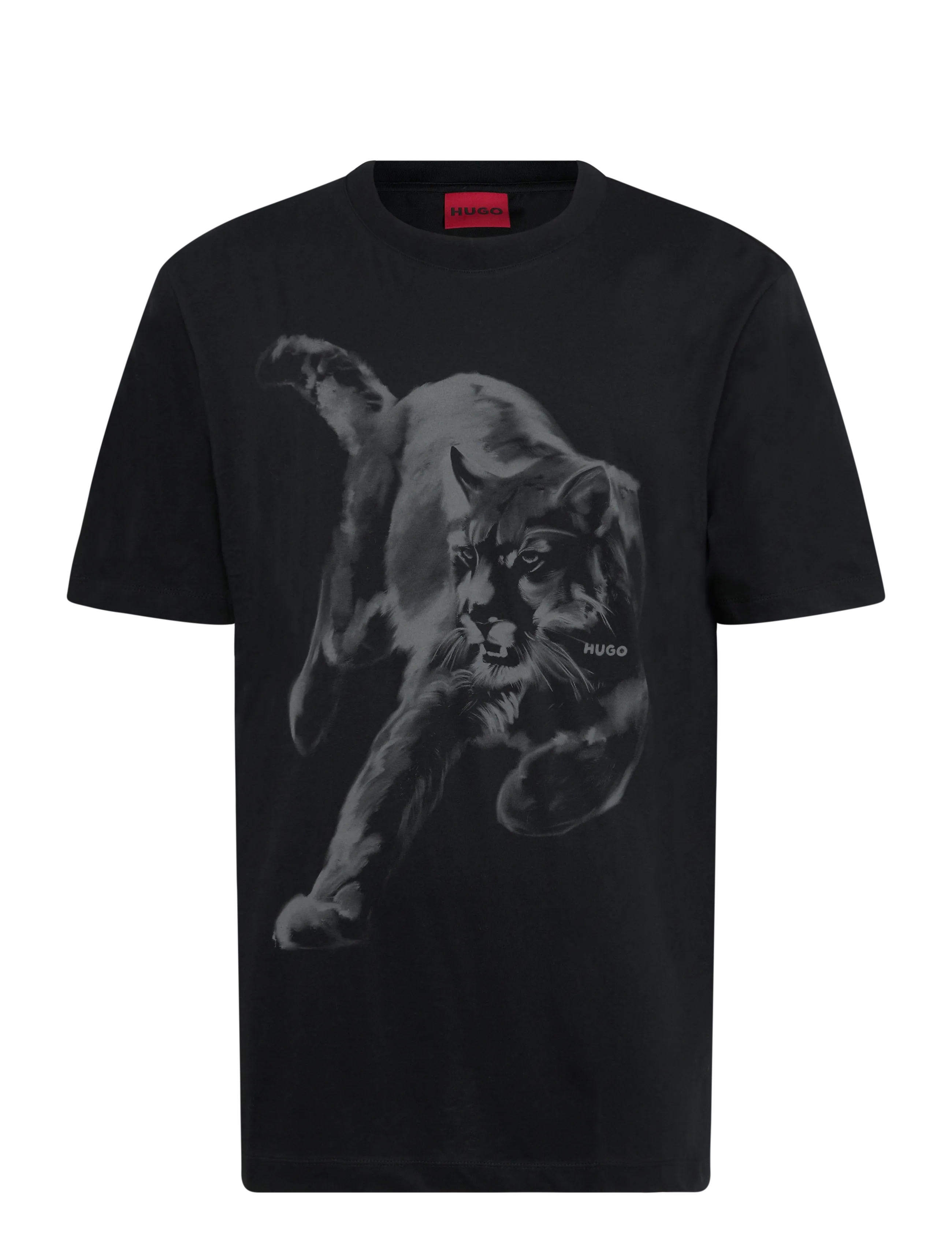 HUGO Daffilo - T-Shirts - BLACK / black