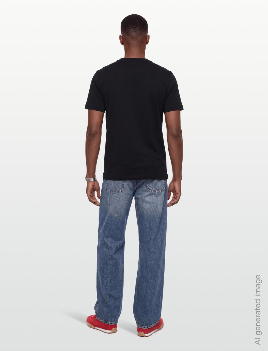 HUGO - Daffilo - kortärmade t-shirts - black - 4