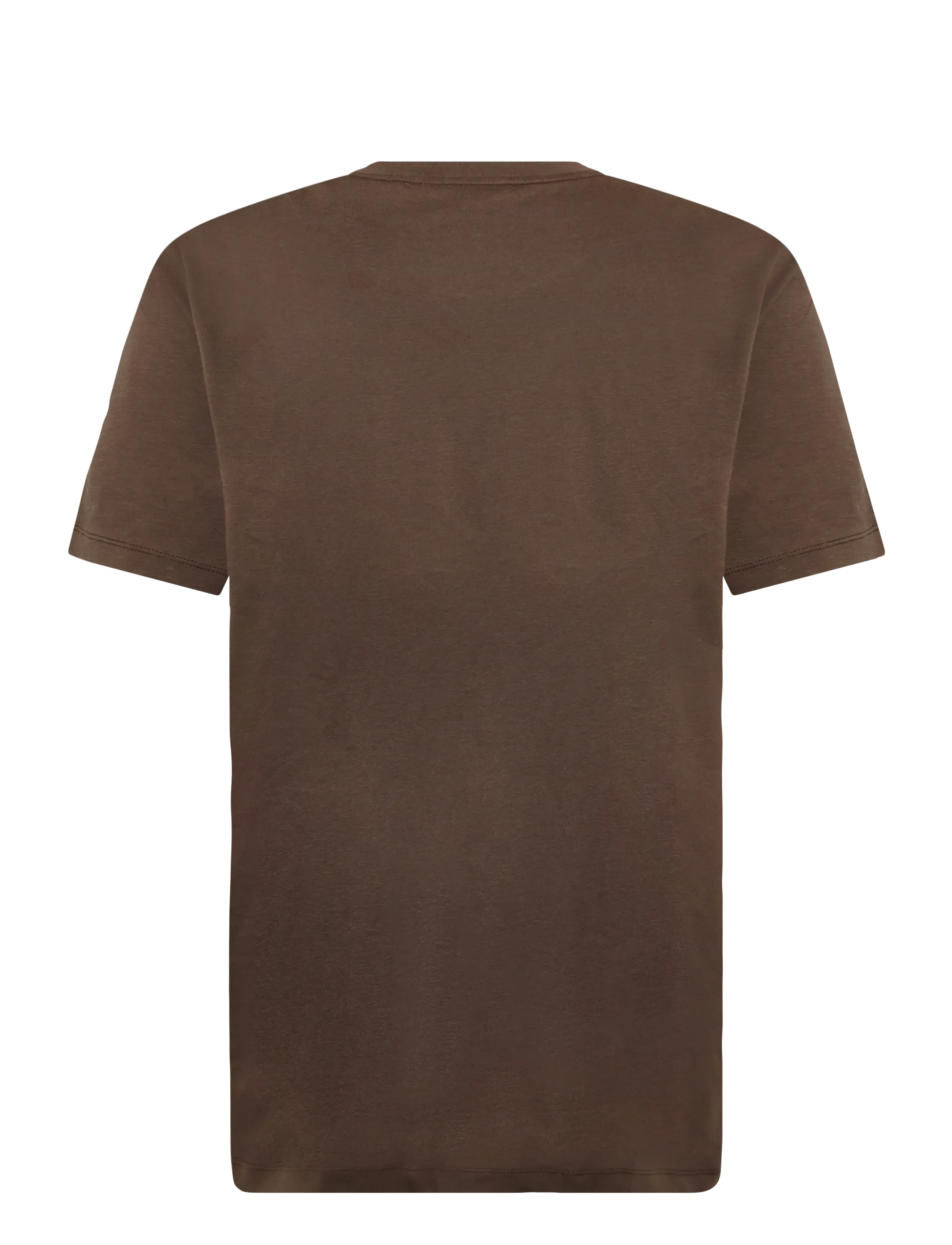HUGO - Daffilo - kurzärmelige t-shirts - brown overflow - 1