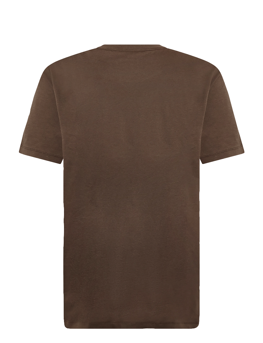 HUGO - Daffilo - kurzärmelige t-shirts - brown overflow - 1
