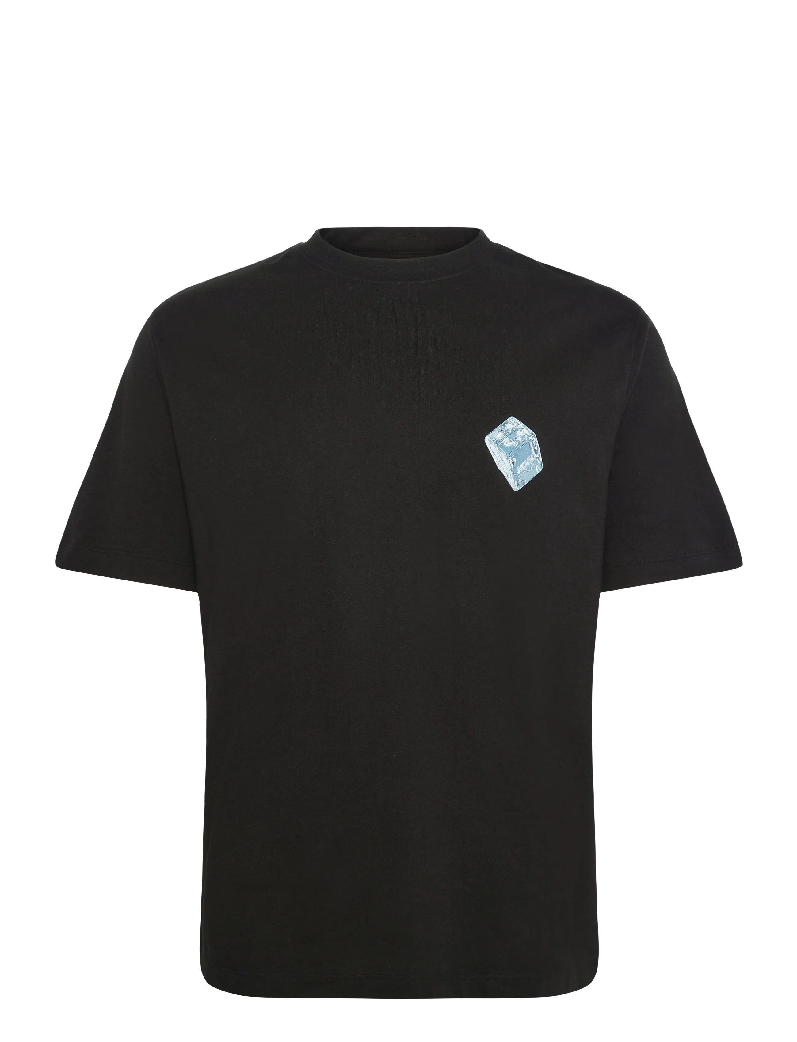 HUGO Doudi - T-shirts - BLACK / black