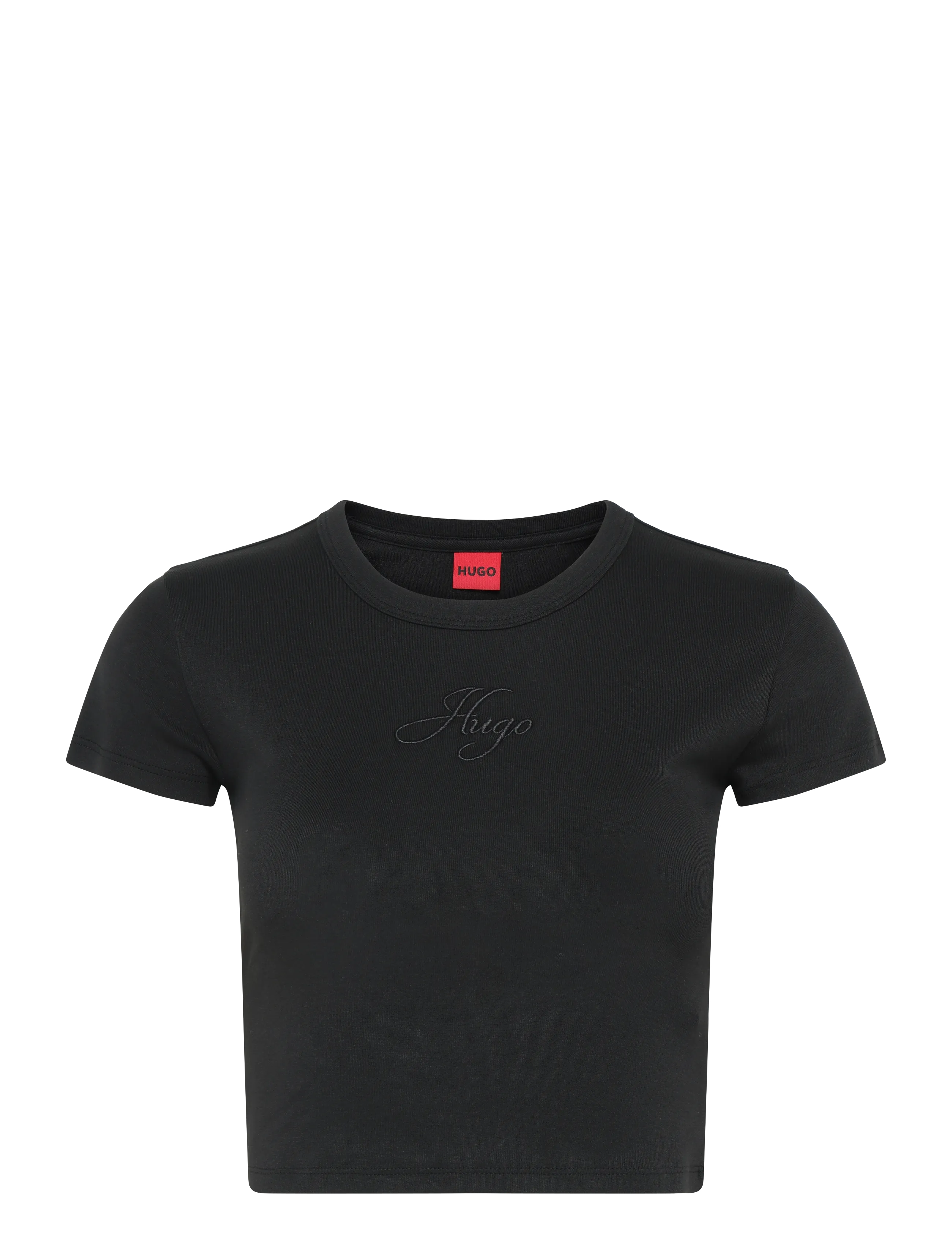 HUGO Delanor_3 - T-Shirts & Tops - BLACK / black