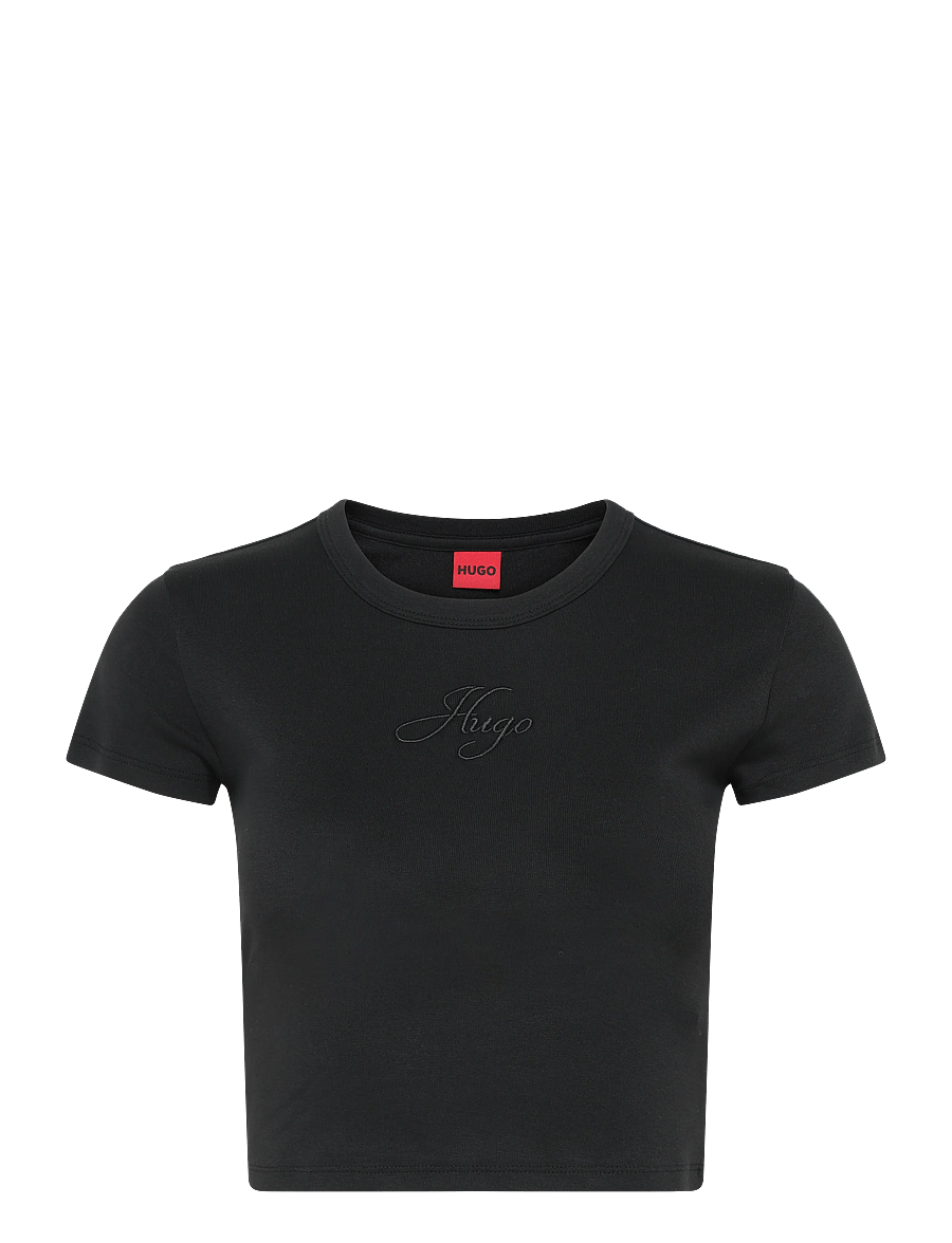 HUGO - Delanor_3 - crop tops - black - 0