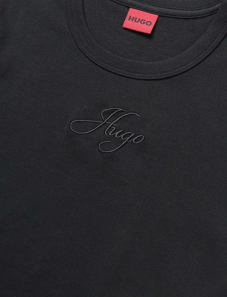 HUGO - Delanor_3 - crop tops - black - 2