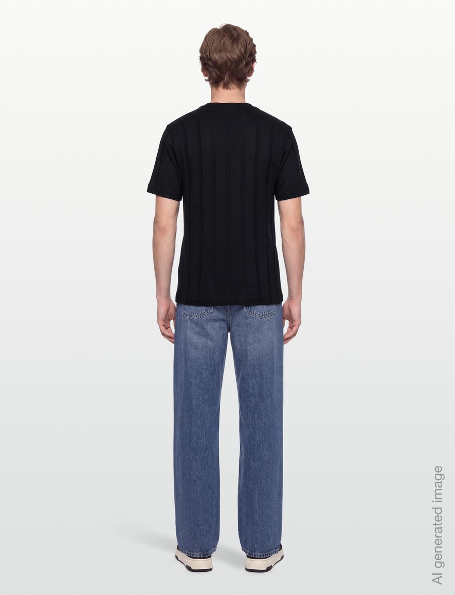 HUGO - Dalipos - kortärmade t-shirts - black - 4