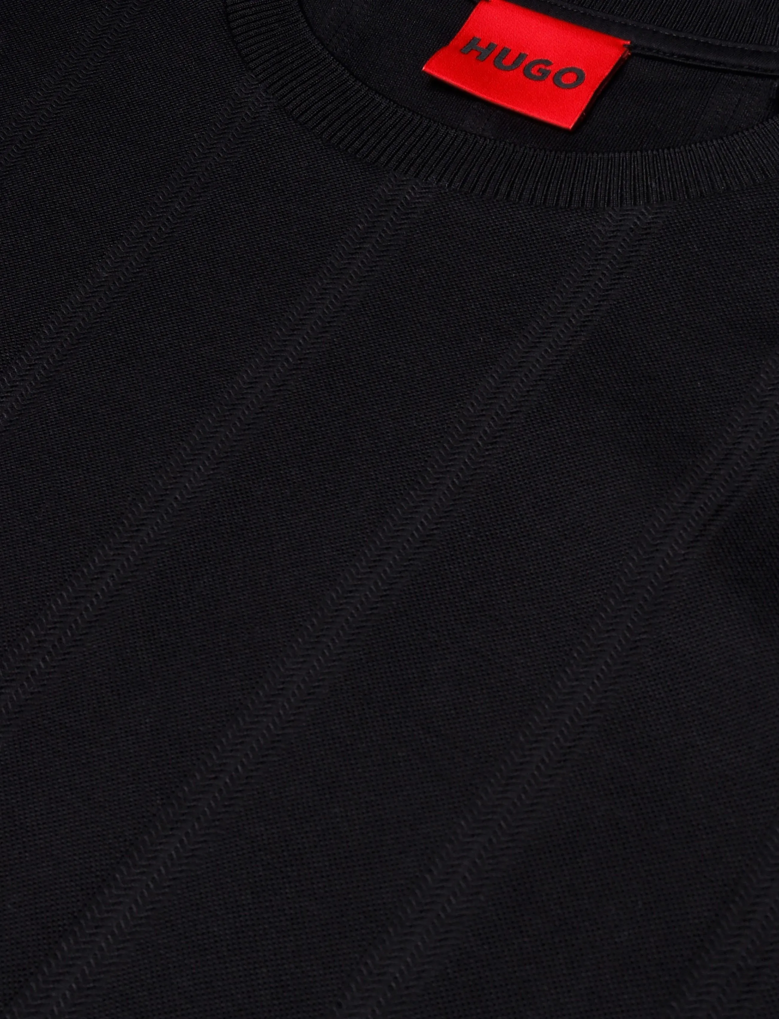 HUGO - Dalipos - kurzärmelige t-shirts - black - 2