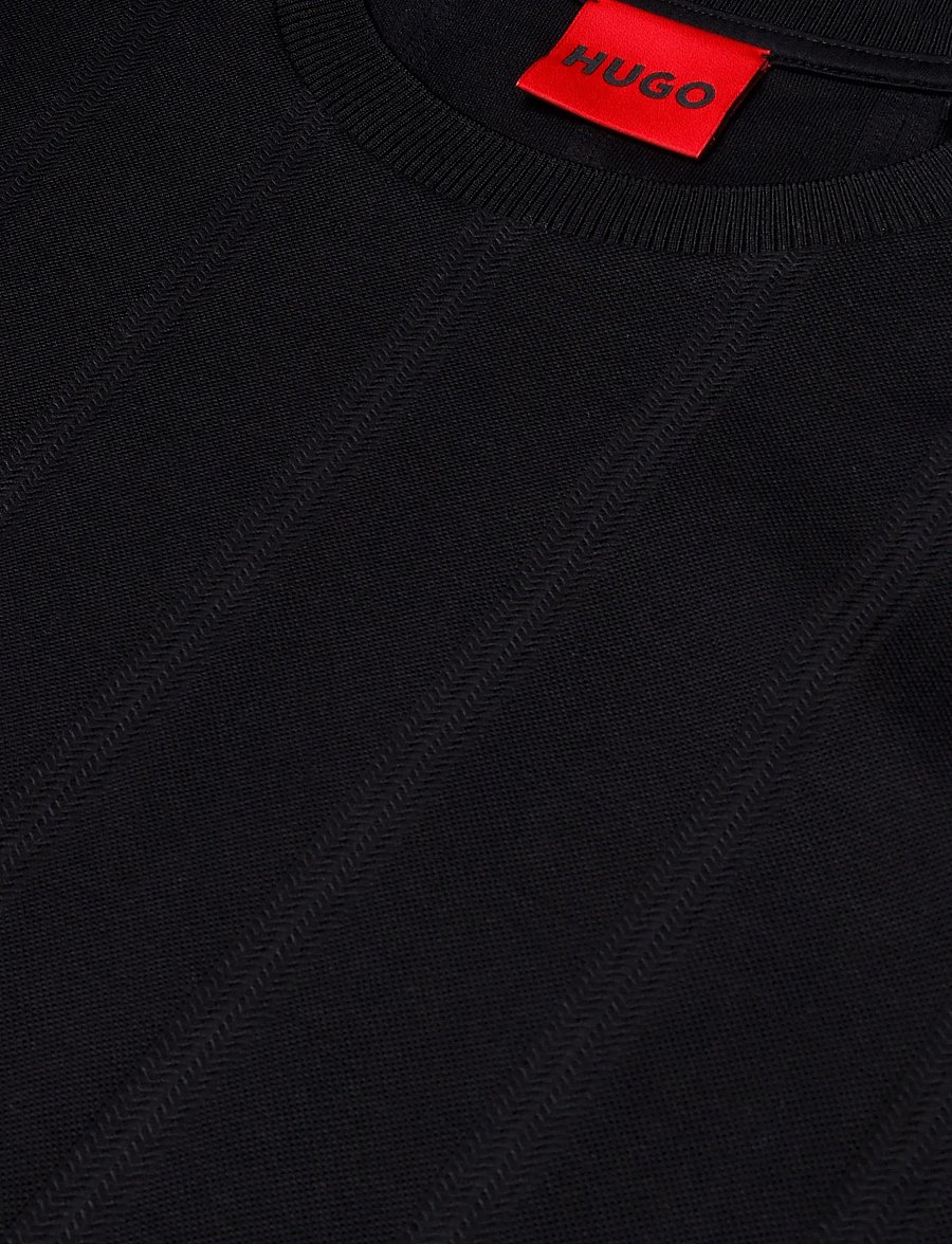 HUGO - Dalipos - kurzärmelige t-shirts - black - 2