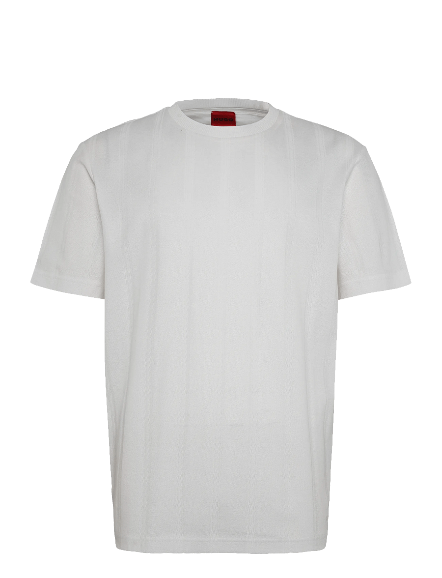 HUGO - Dalipos - kortärmade t-shirts - natural - 0