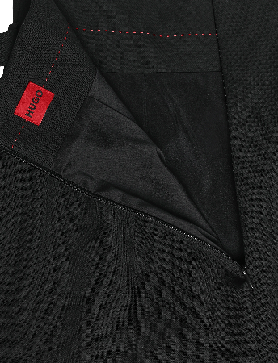 HUGO - Ralema - faltenröcke - black - 2