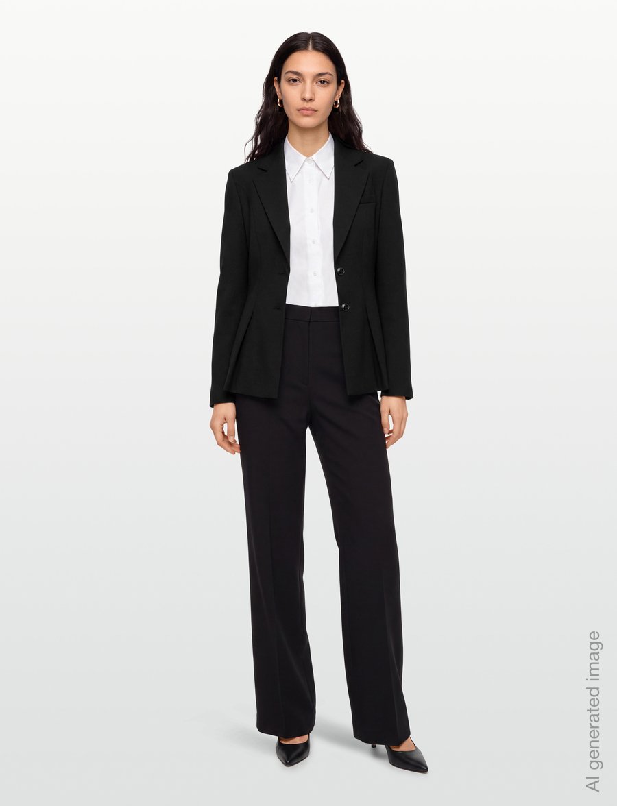 HUGO - Almeda - single breasted blazers - black - 0