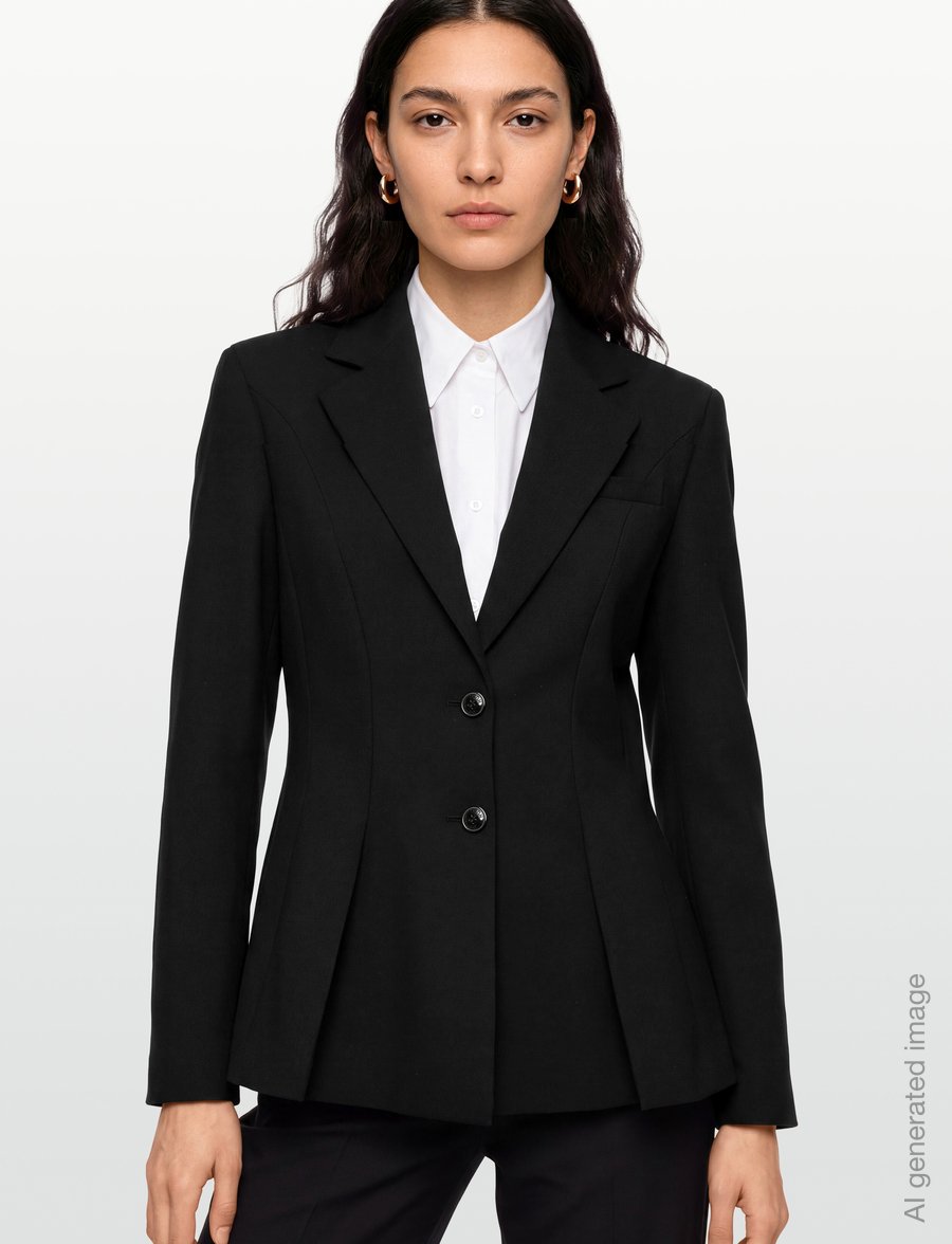 HUGO - Almeda - single breasted blazers - black - 3