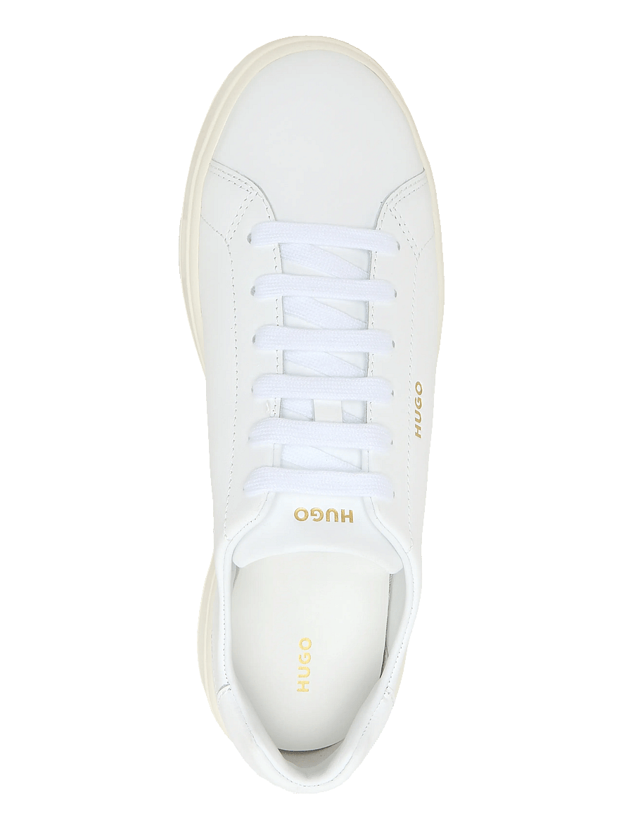 HUGO - Neston_tenn_fllt - låga sneakers - white - 3