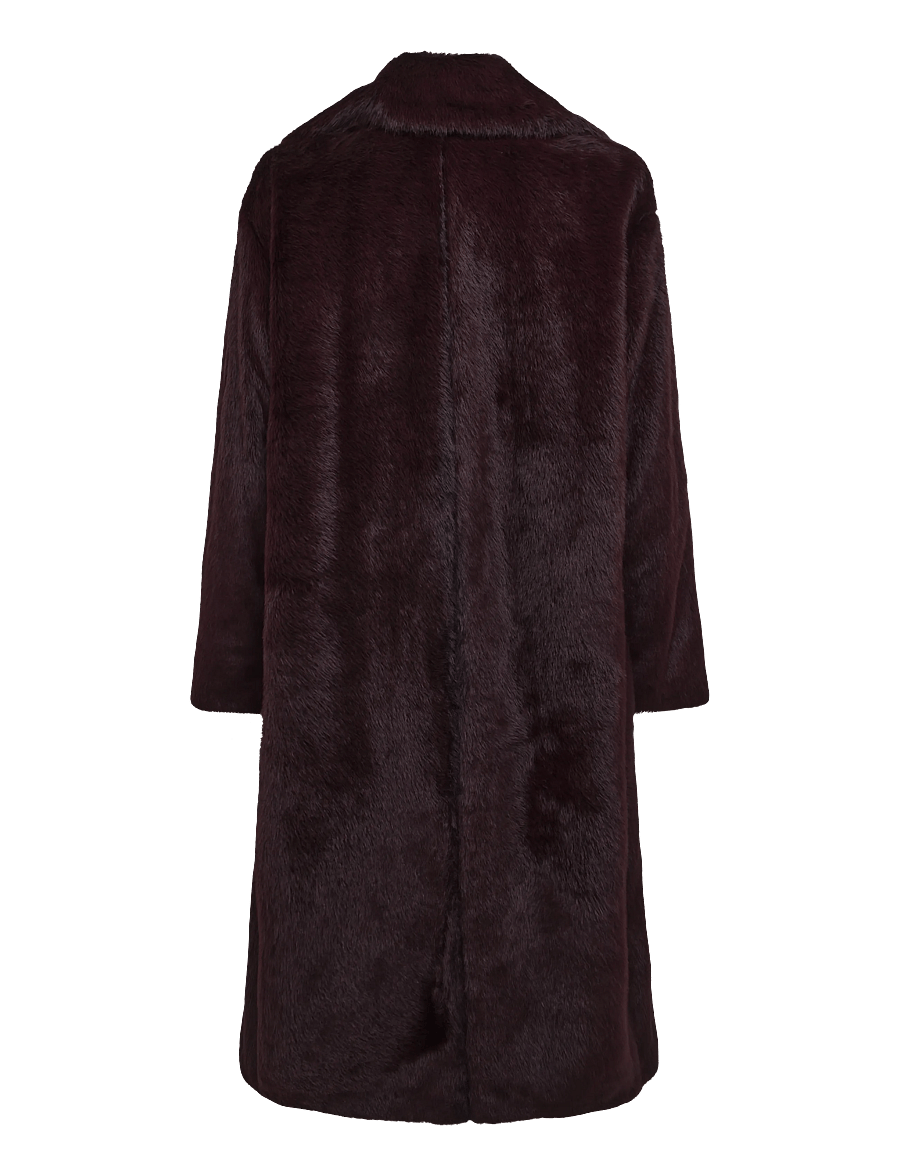 HUGO - Minte-1 - kunstpelz - brown overflow - 1