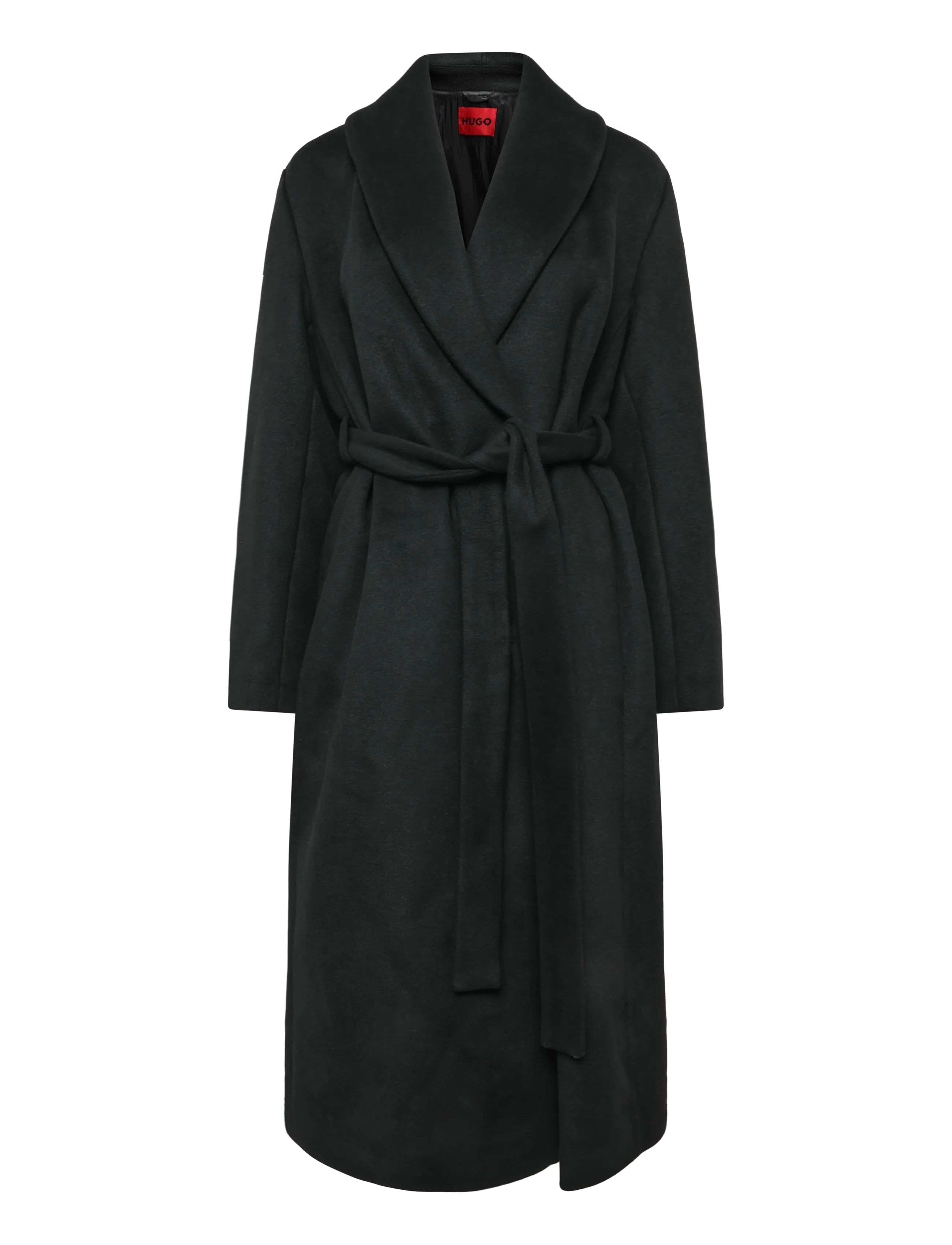 HUGO Mindina-1 - Uldfrakker - BLACK / black