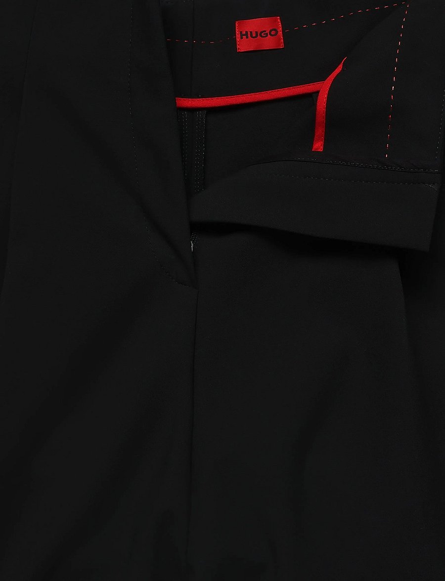 HUGO - Halmea - wide leg trousers - black - 2