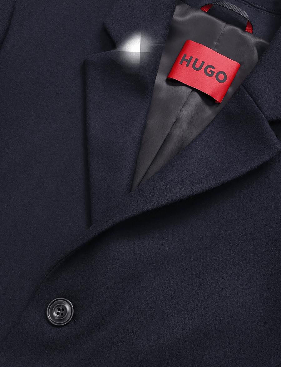 HUGO - Migor2641 - villased mantlid - dark blue - 2