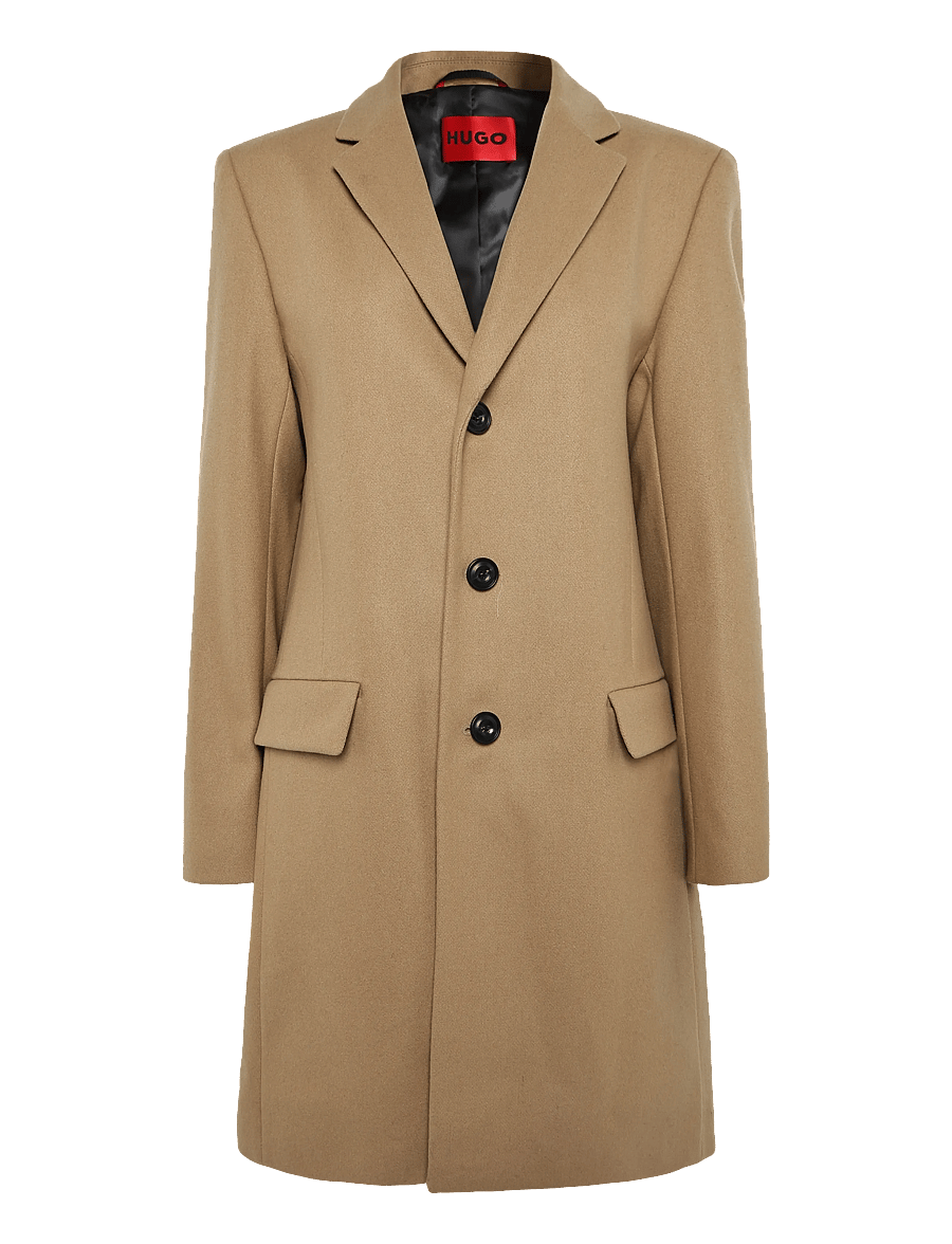 HUGO - Migor2641 - wool coats - medium beige - 0
