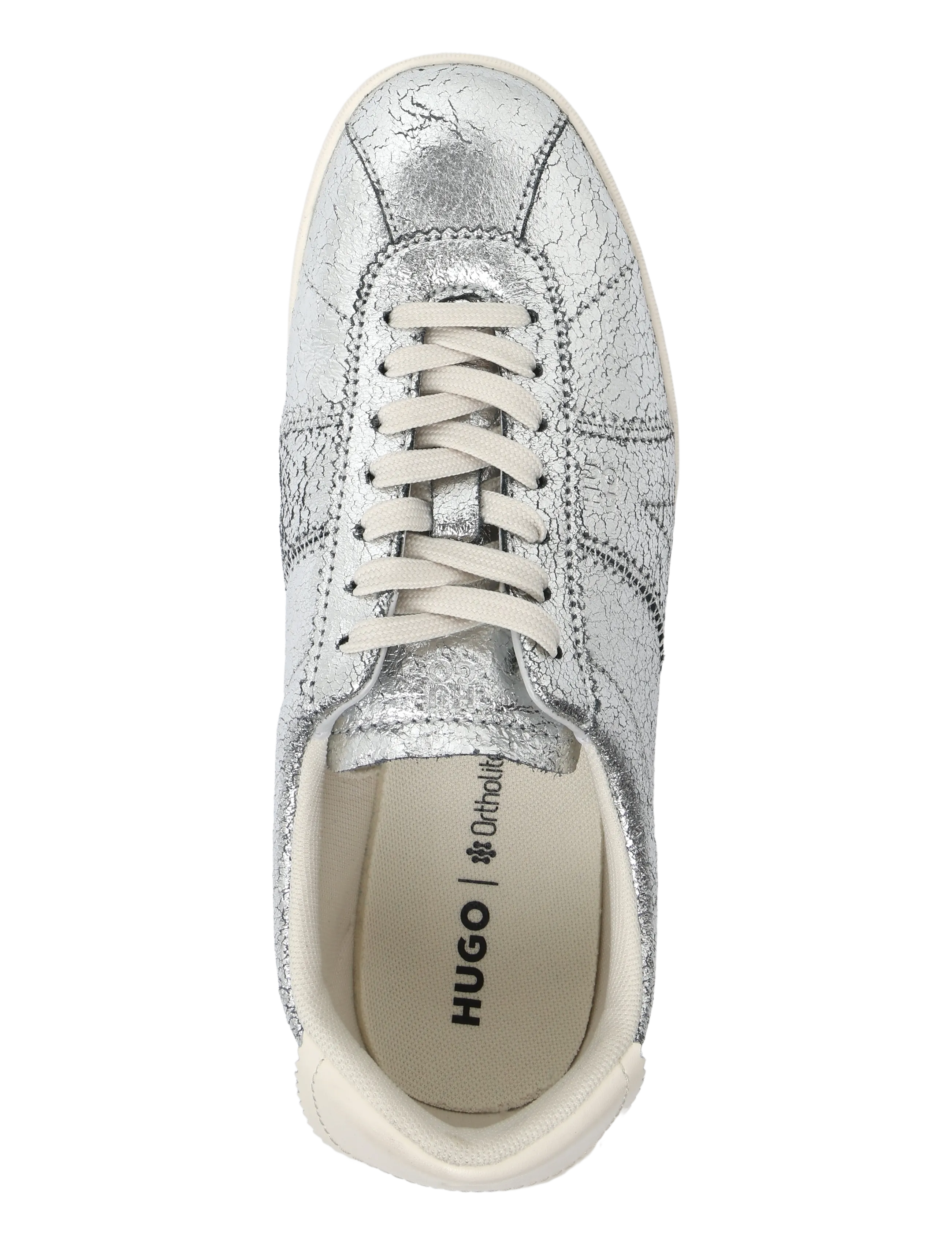 HUGO - Serenata_Tenn_mtalt - låga sneakers - silver - 3