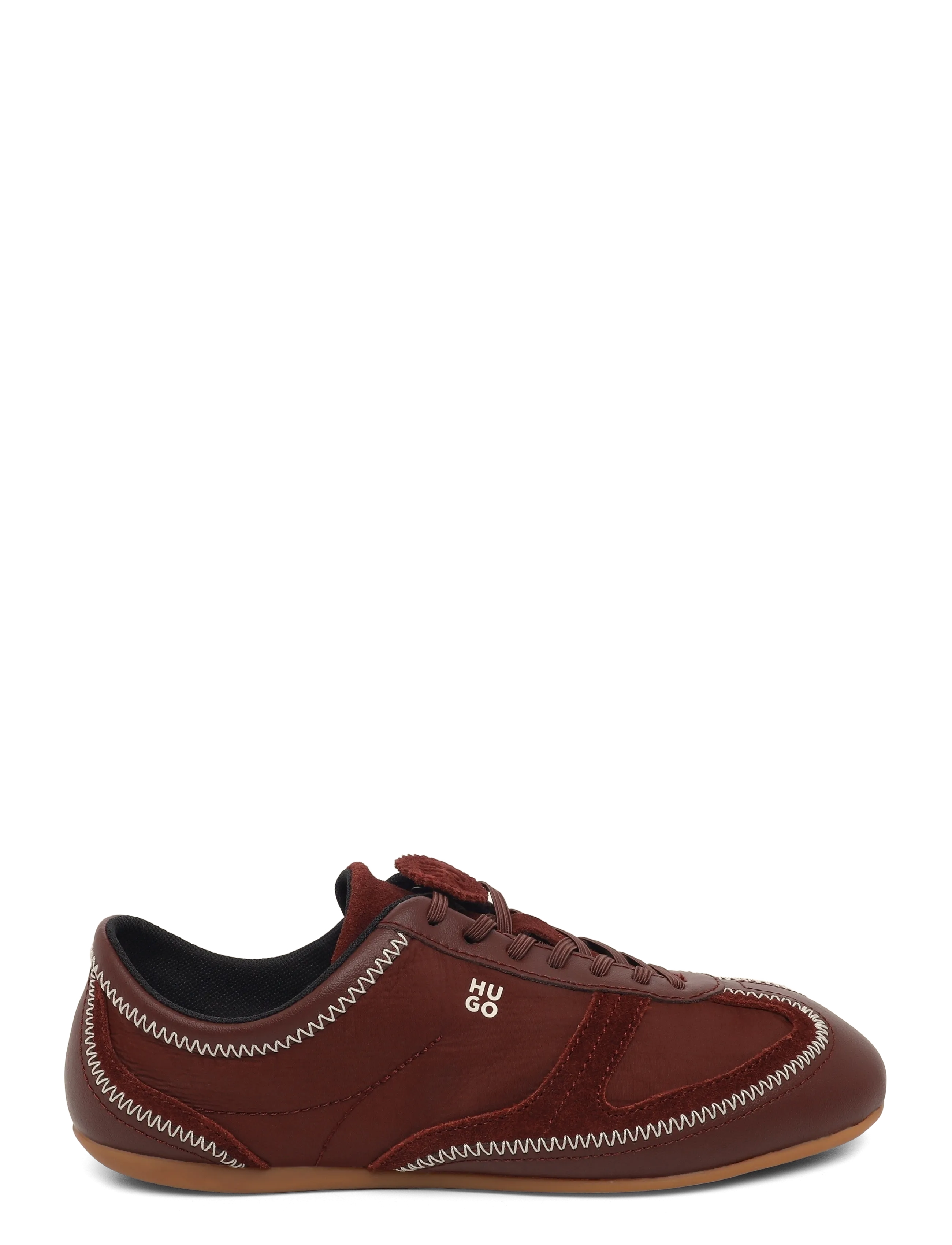 HUGO - Mystie_Lowp_nyaltel - niedrige sneaker - brown overflow - 2