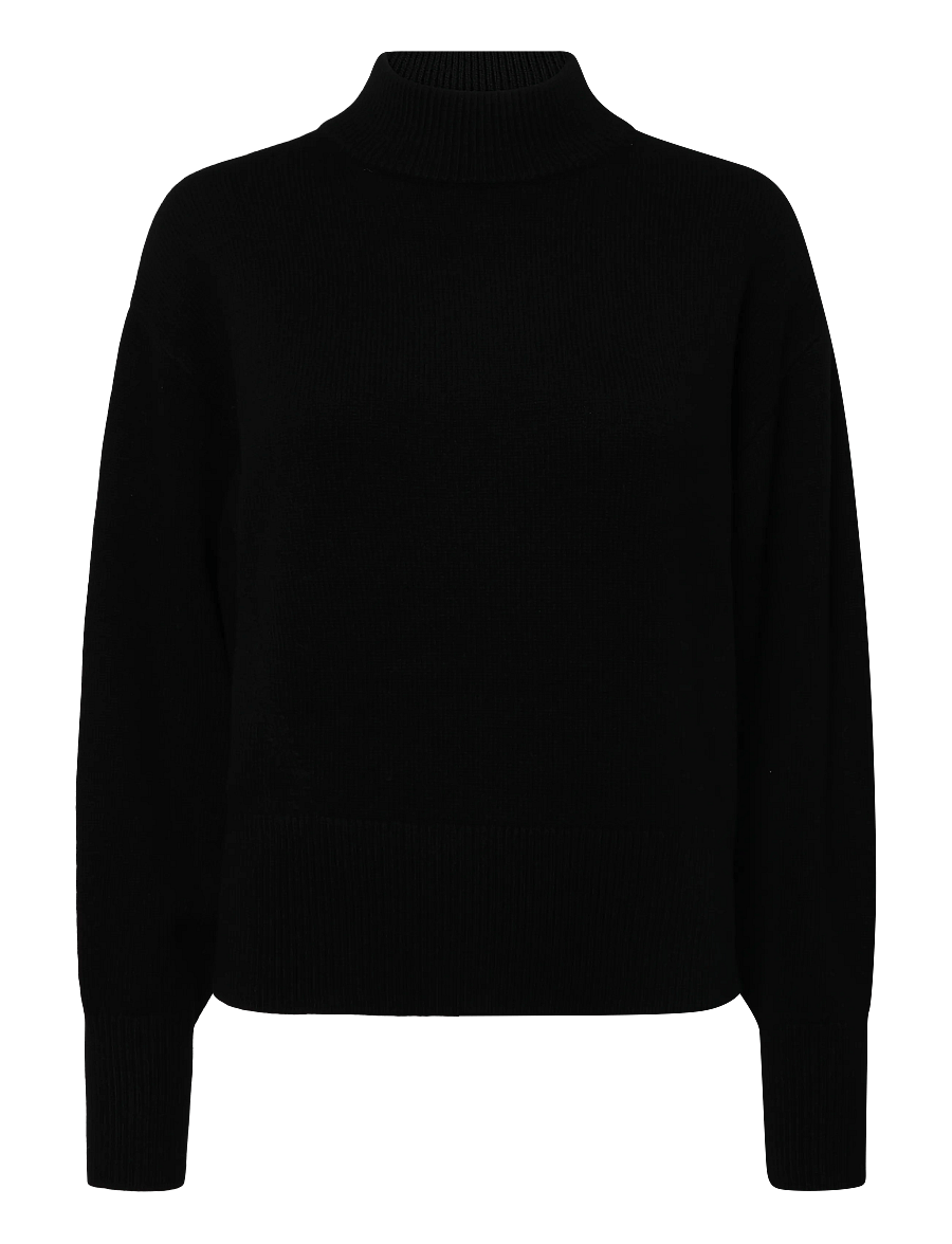 HUGO - Sorellenio - kõrge kaelusega kudumid - black - 0