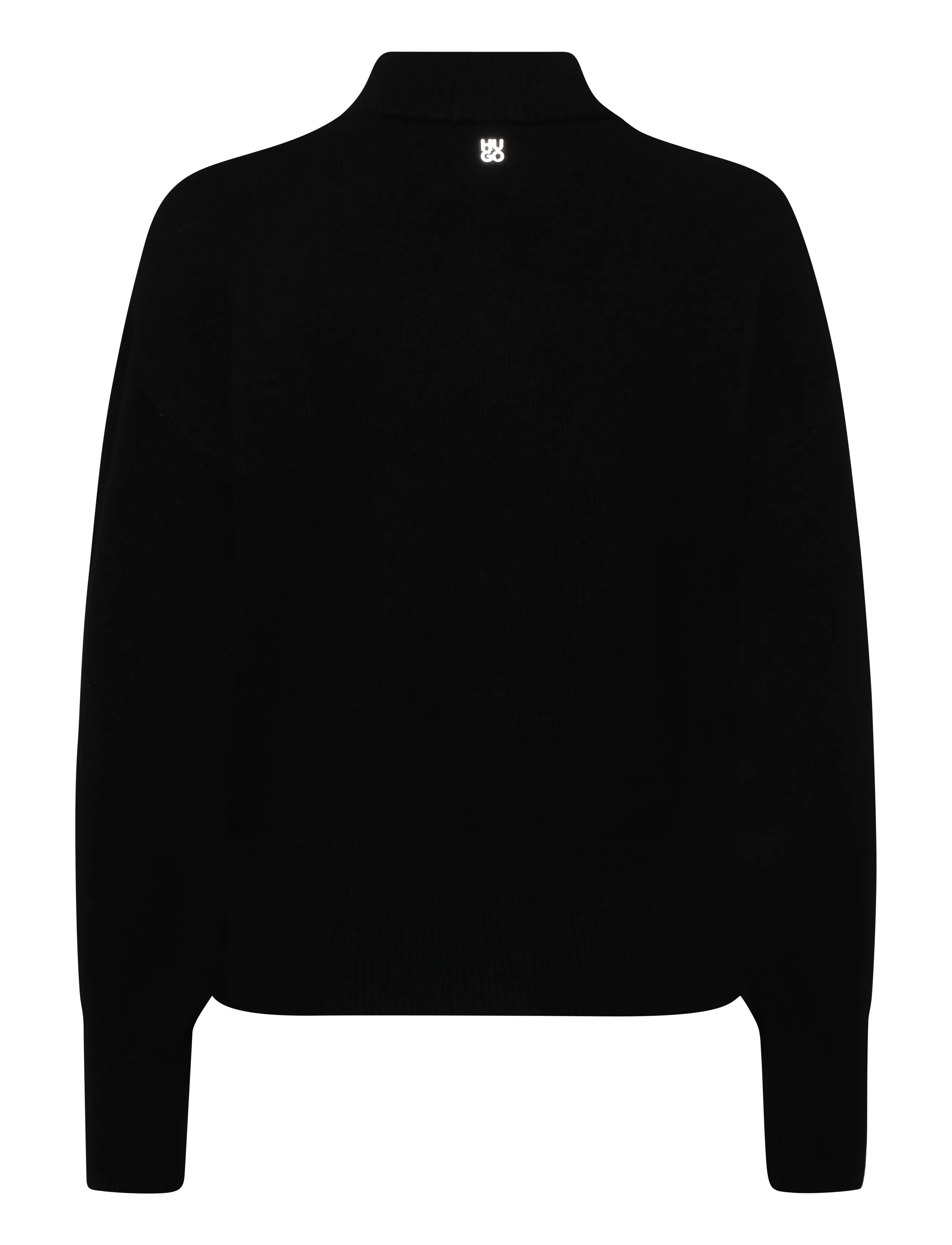 HUGO - Sorellenio - kõrge kaelusega kudumid - black - 1