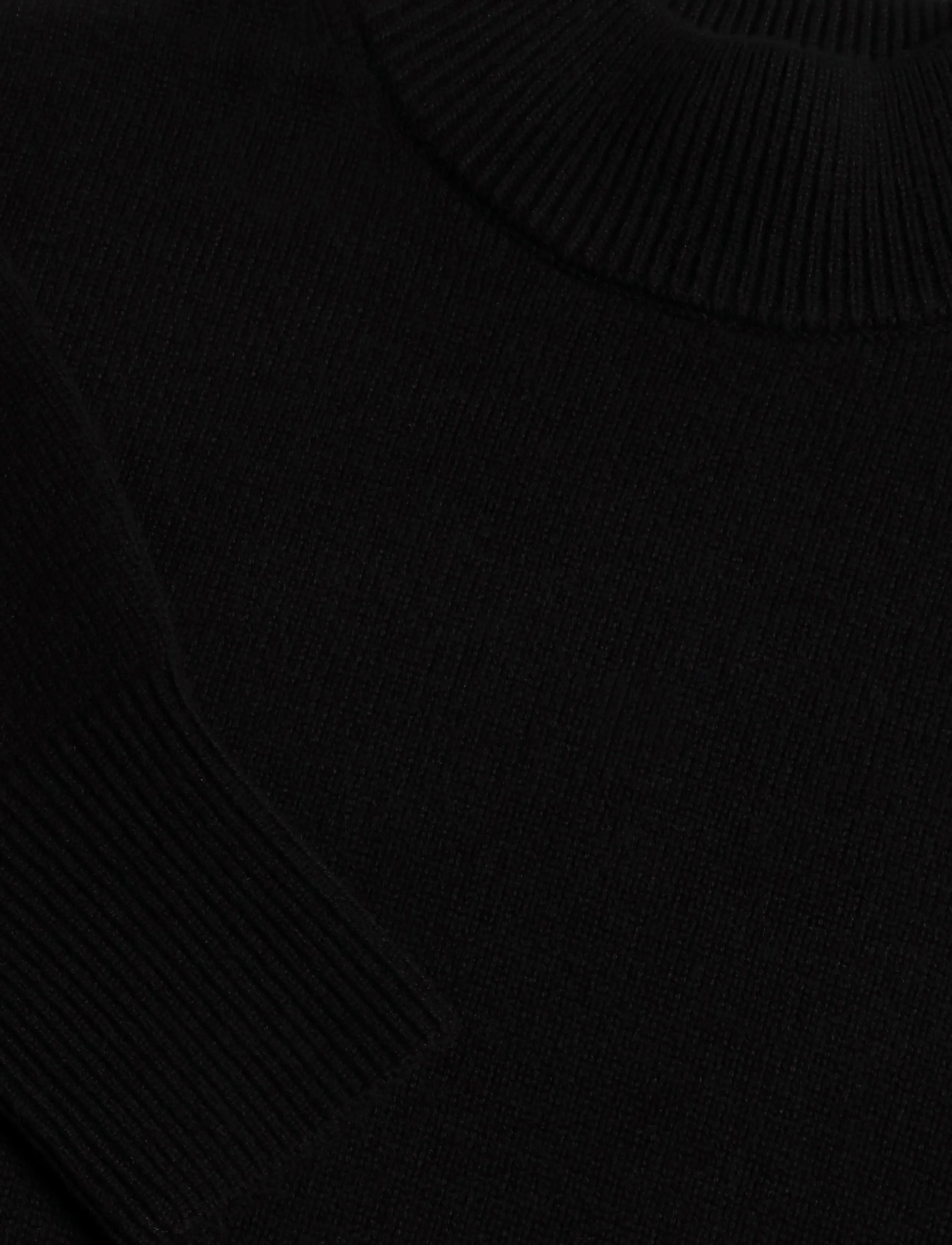 HUGO - Sorellenio - kõrge kaelusega kudumid - black - 2