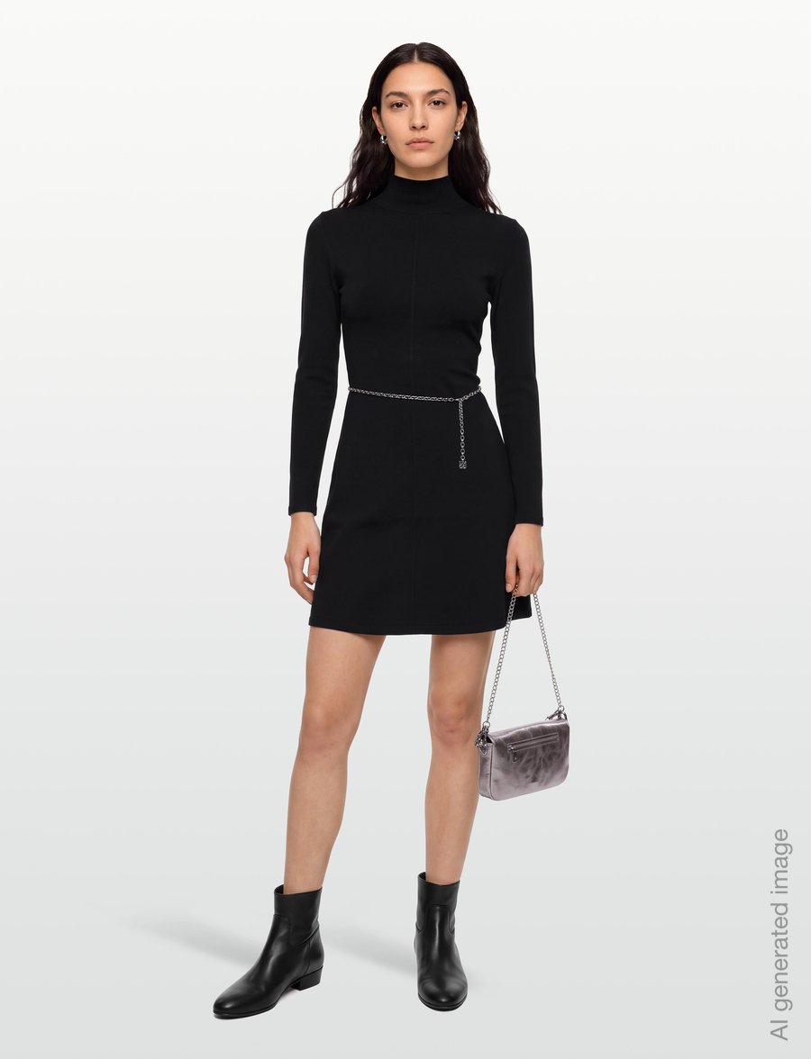 HUGO - Santeny - kootud kleidid - black - 0