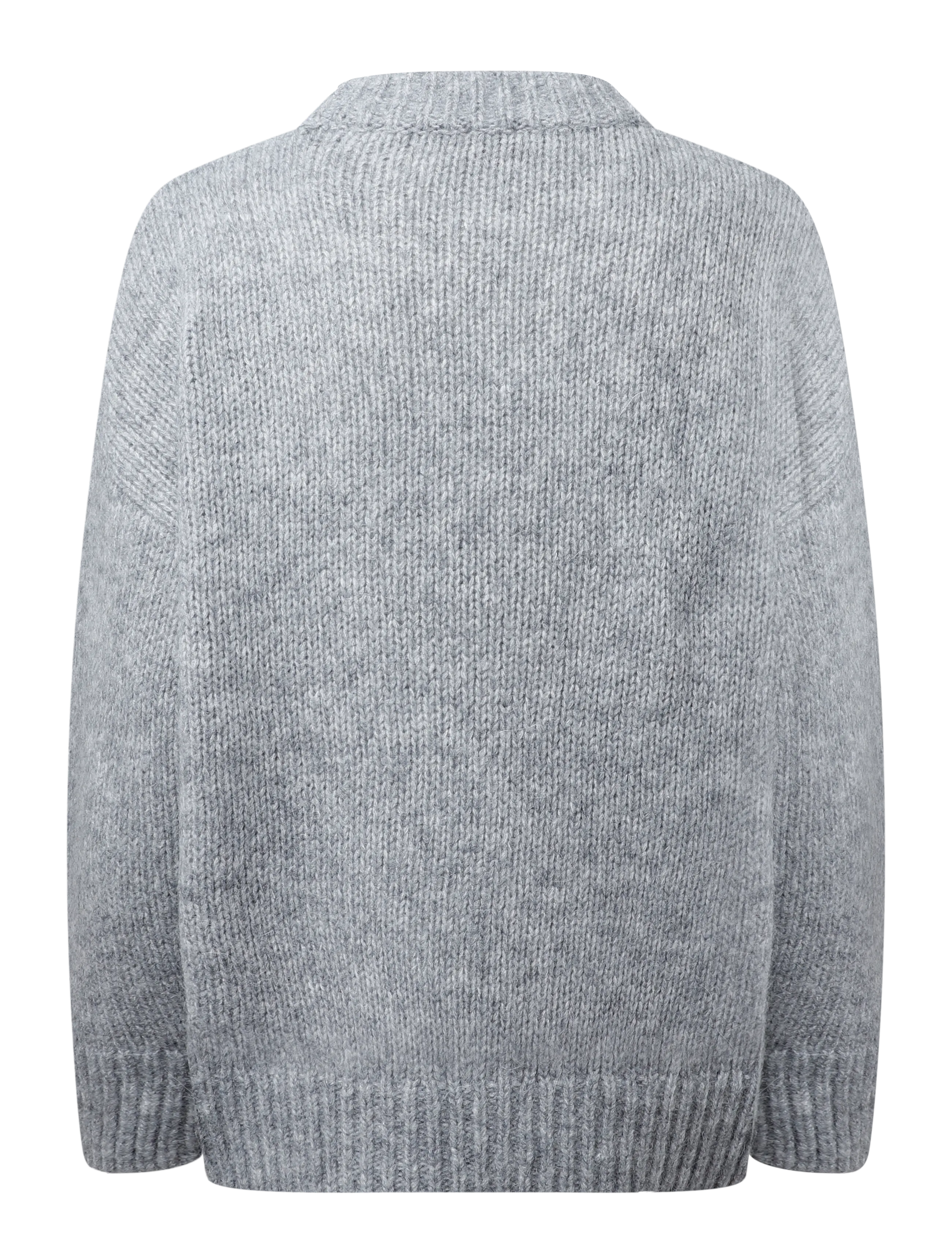 HUGO - Sloguinny - pullover - open grey - 1