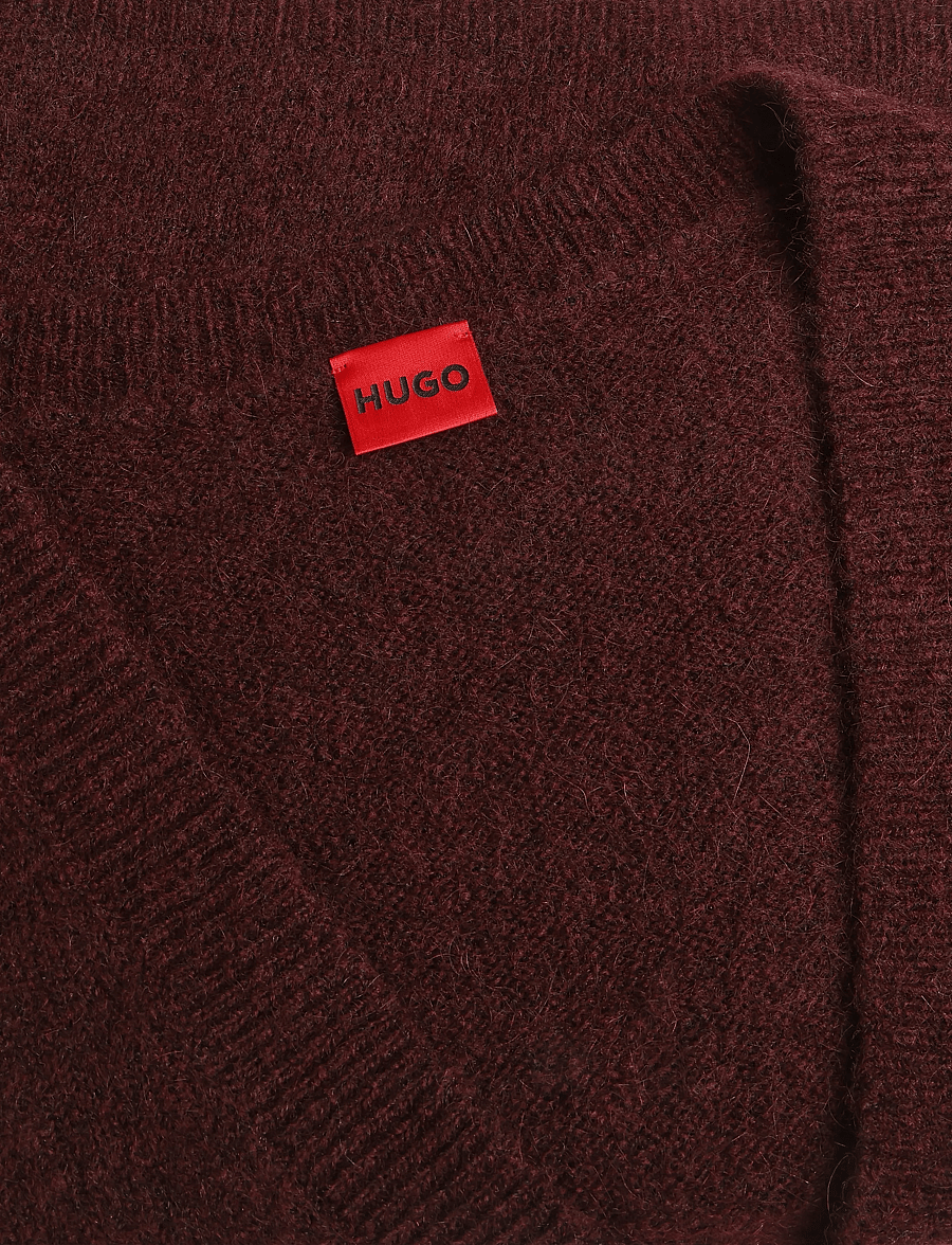 HUGO - Sirala - cardigans - brown overflow - 2