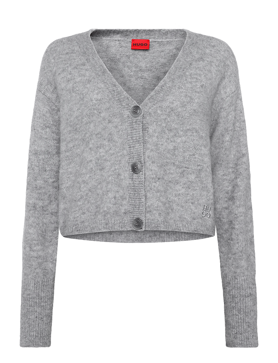 HUGO - Sirala - cardigans - open grey - 0